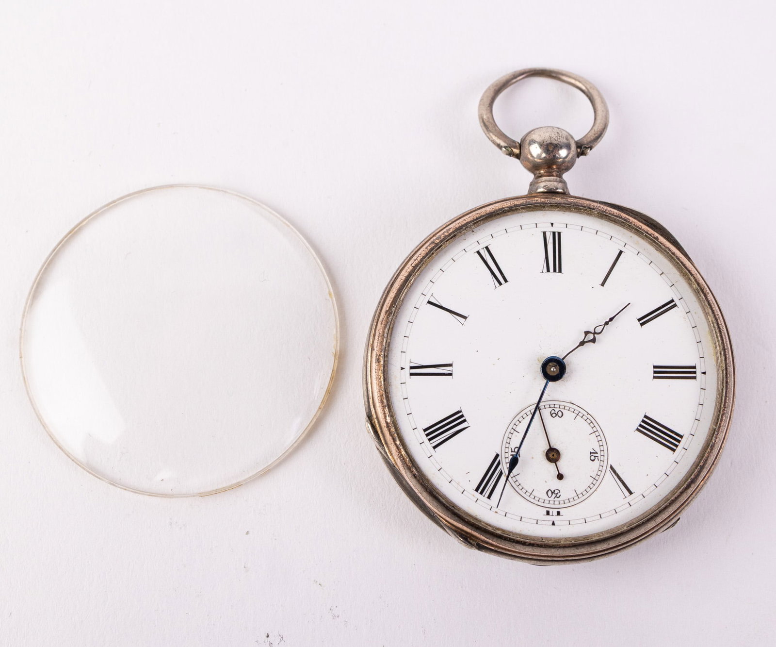 Antique Silver Swiss Gedeon Thommen/Revue Thommen Pocket Watch: Running. The outer caseback is marked "0,800 G.T. 337000". The inner caseback is marked "Cylindre 8 Rubis" & "Metal 337000". 8 Jewels. The movement is marked "G.T. Avance Retard". Literature Brooks Au