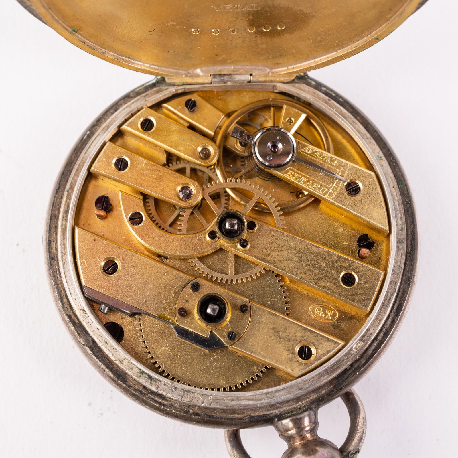 Antique Silver Swiss Gedeon Thommen/Revue Thommen Pocket Watch - 8