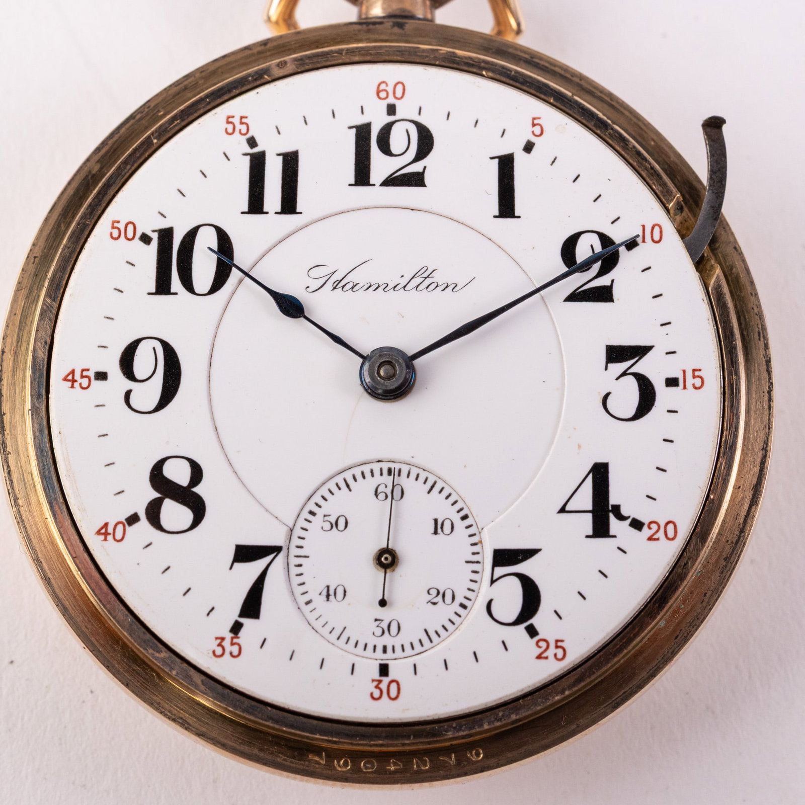 c. 1917 Hamilton Model 940 Railroad Grade Pocket Watch - 2
