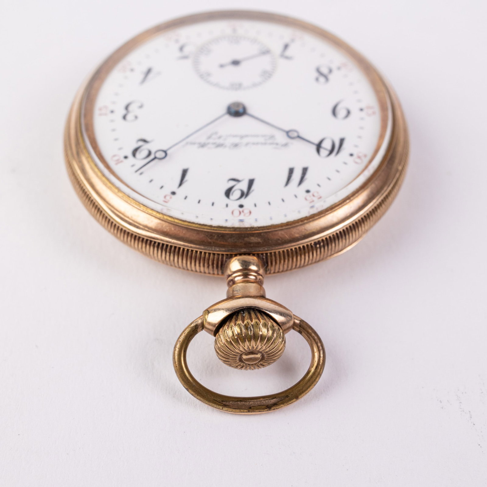 c. 1909 Hamilton Open Face Pocket Watch - 3