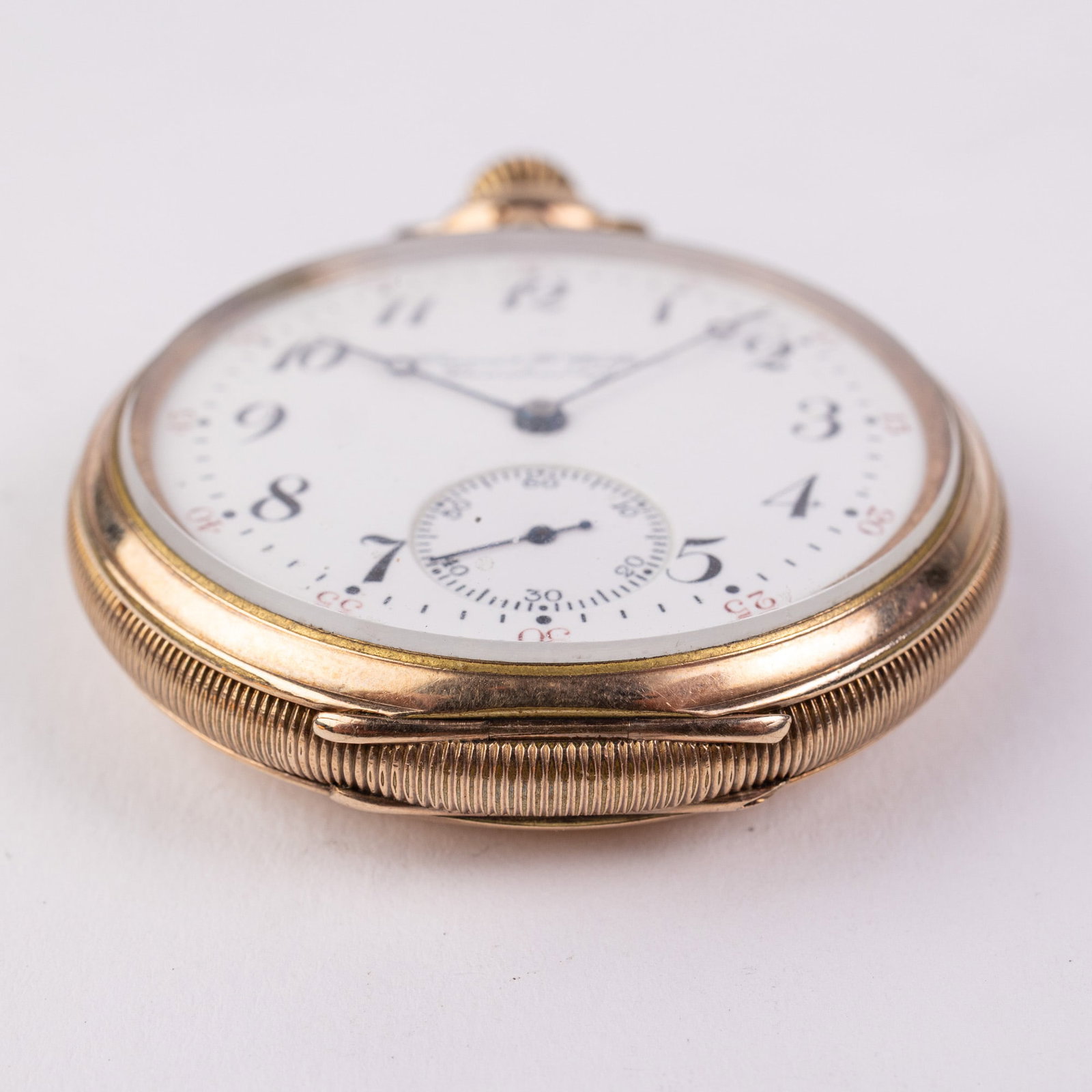 c. 1909 Hamilton Open Face Pocket Watch - 4