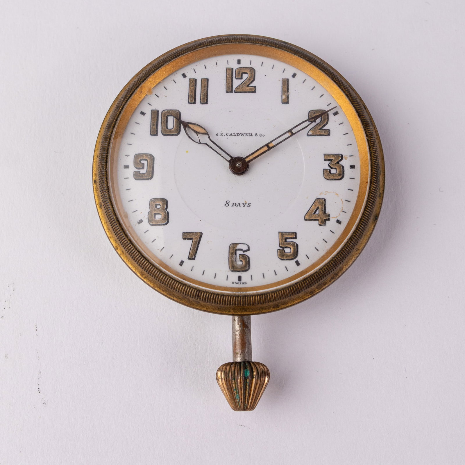 Antique Swiss Eight Day Car Clock (1 of 6)