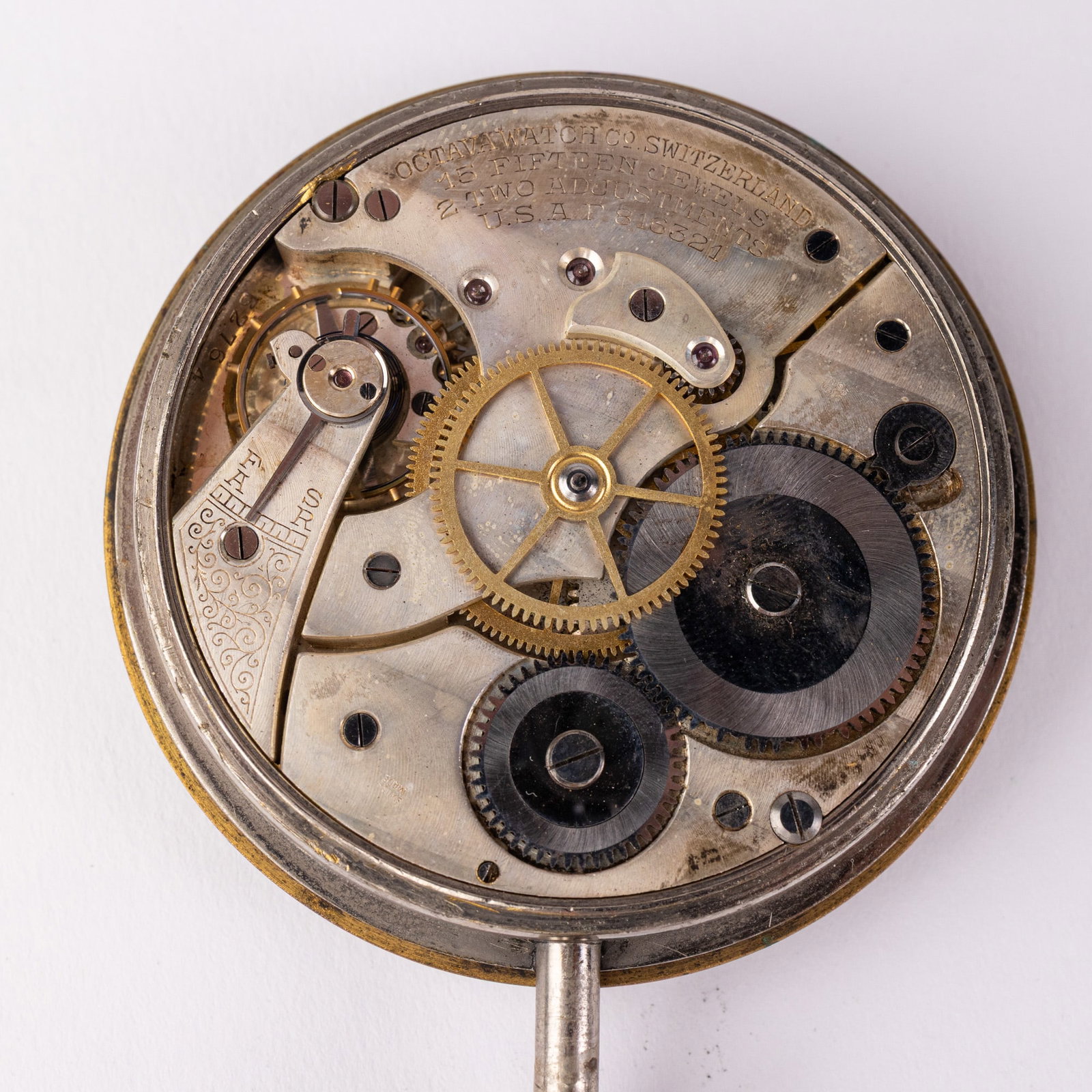 Antique Swiss Eight Day Car Clock - 5