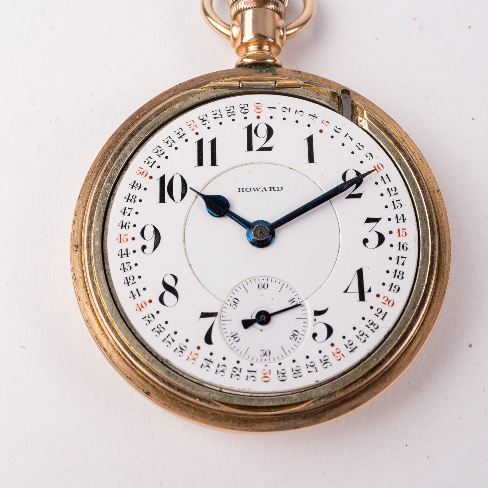 c. 1909 E. Howard & Co. Railroad Grade Pocket Watch - 2
