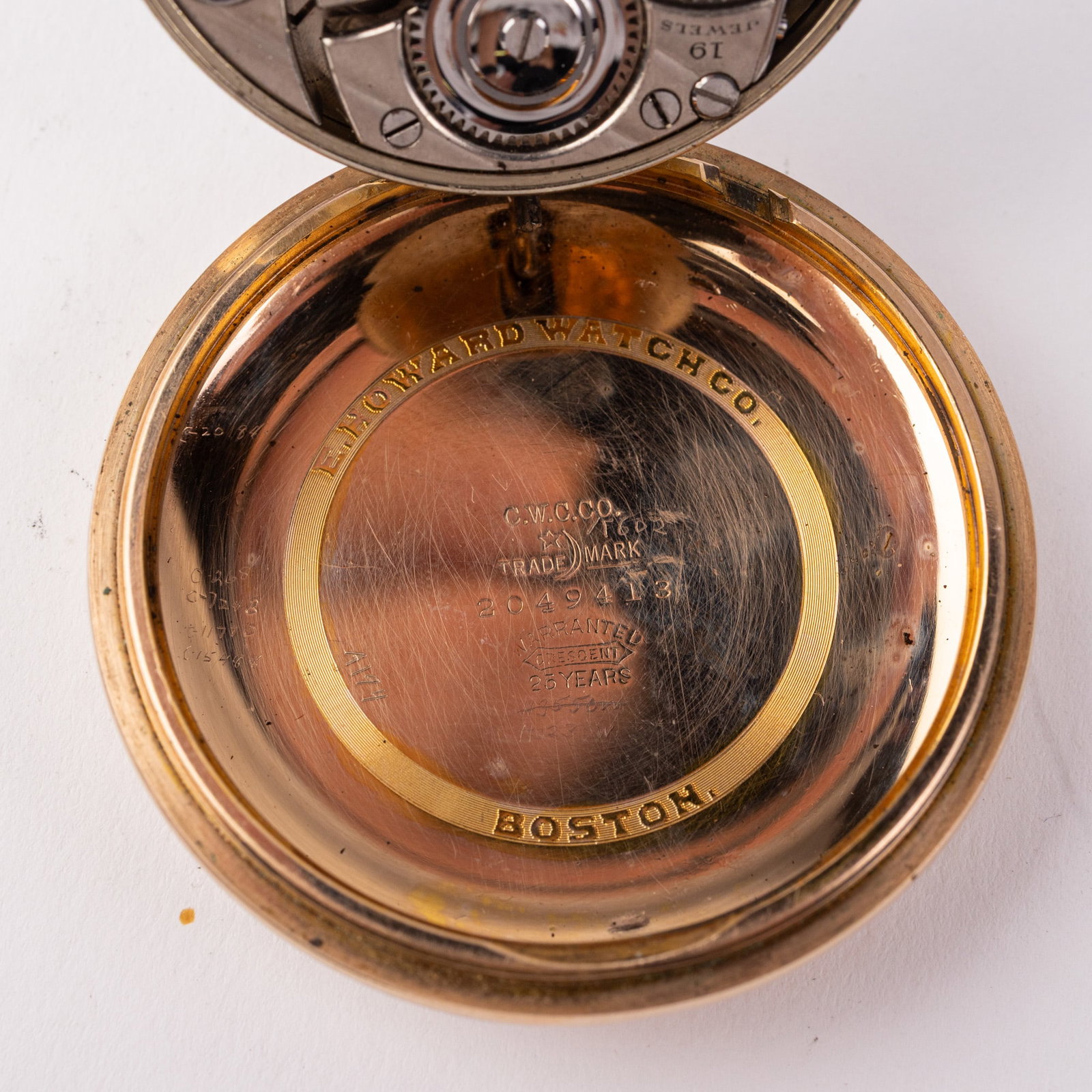 c. 1909 E. Howard & Co. Railroad Grade Pocket Watch - 4