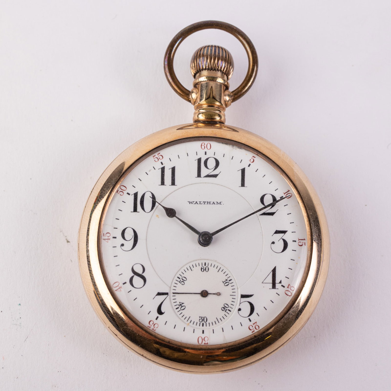 Waltham Railroad Grade Vanguard Pocket Watch c. 1909: 21 Jewels, case marked 8632093, serial number 14136780 Size 18/s [movement] Literature Brooks Auction – Online Auction Terms & Conditions Contact: (856) 694-2960 | info@brooks.auction READ