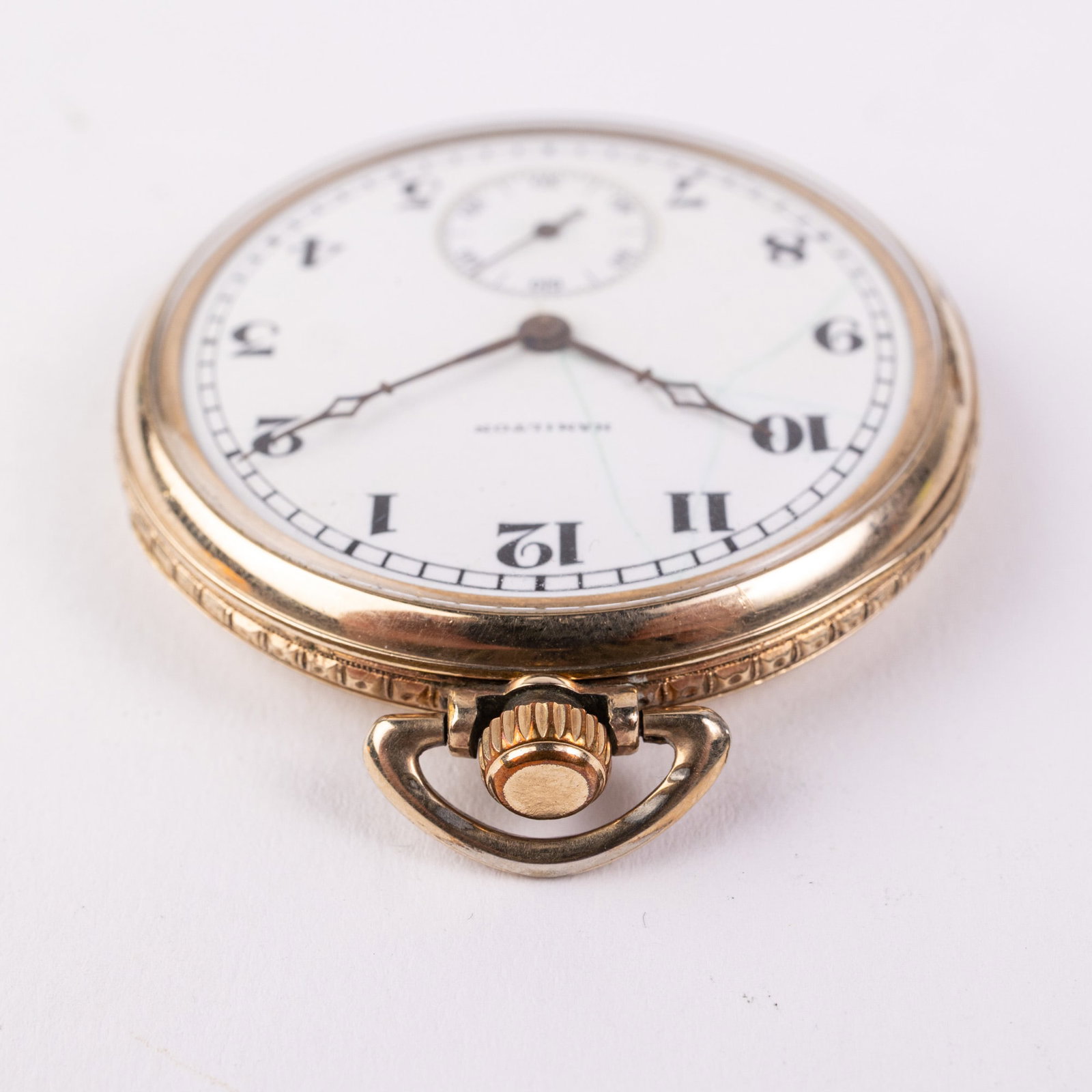 c. 1921 Hamilton Model 914 Pocket Watch - 2