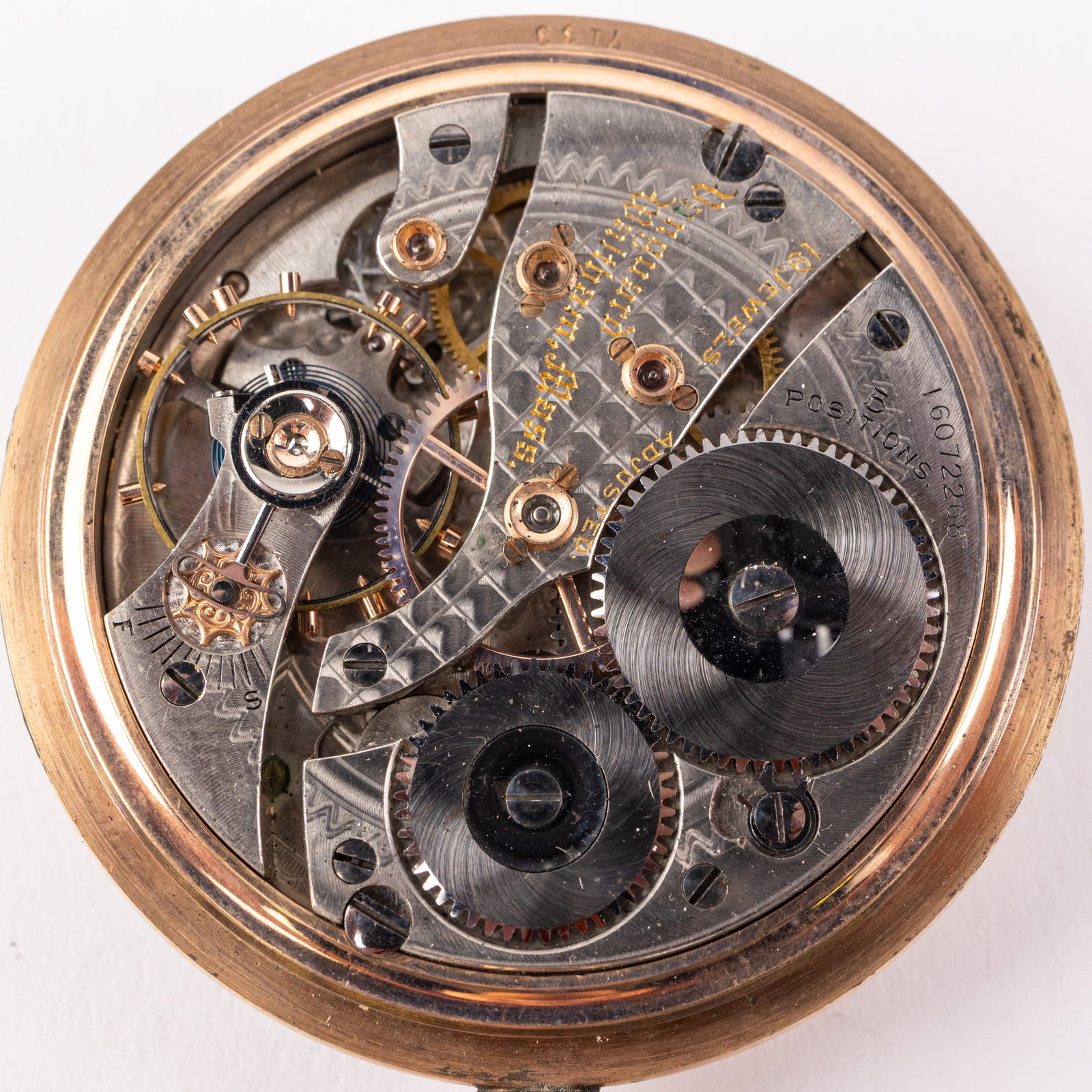 Waltham Railroad Grade Vanguard Pocket Watch - 5