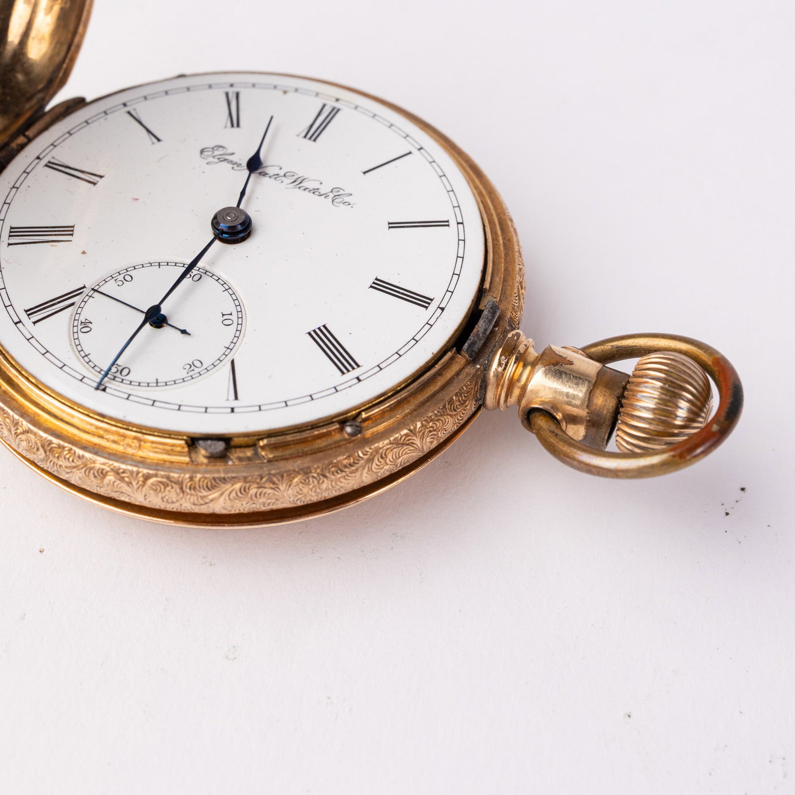 Antique Elgin Safety Pinion Pocket Watch c. 1895 - 3