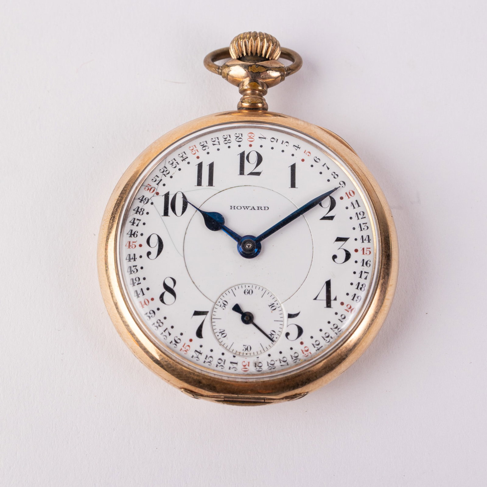 c. 1912 E. Howard & Co. Series 2 Pocket Watch: The inner caseback is marked "Keystone Watch Case Co 8249748" & "E. Howard Watch Co. Boston Presented to Rev. F.C. Hood by Presbyterian Congregation Noblesville, Ind Feb. 21-1915.". The estimated
