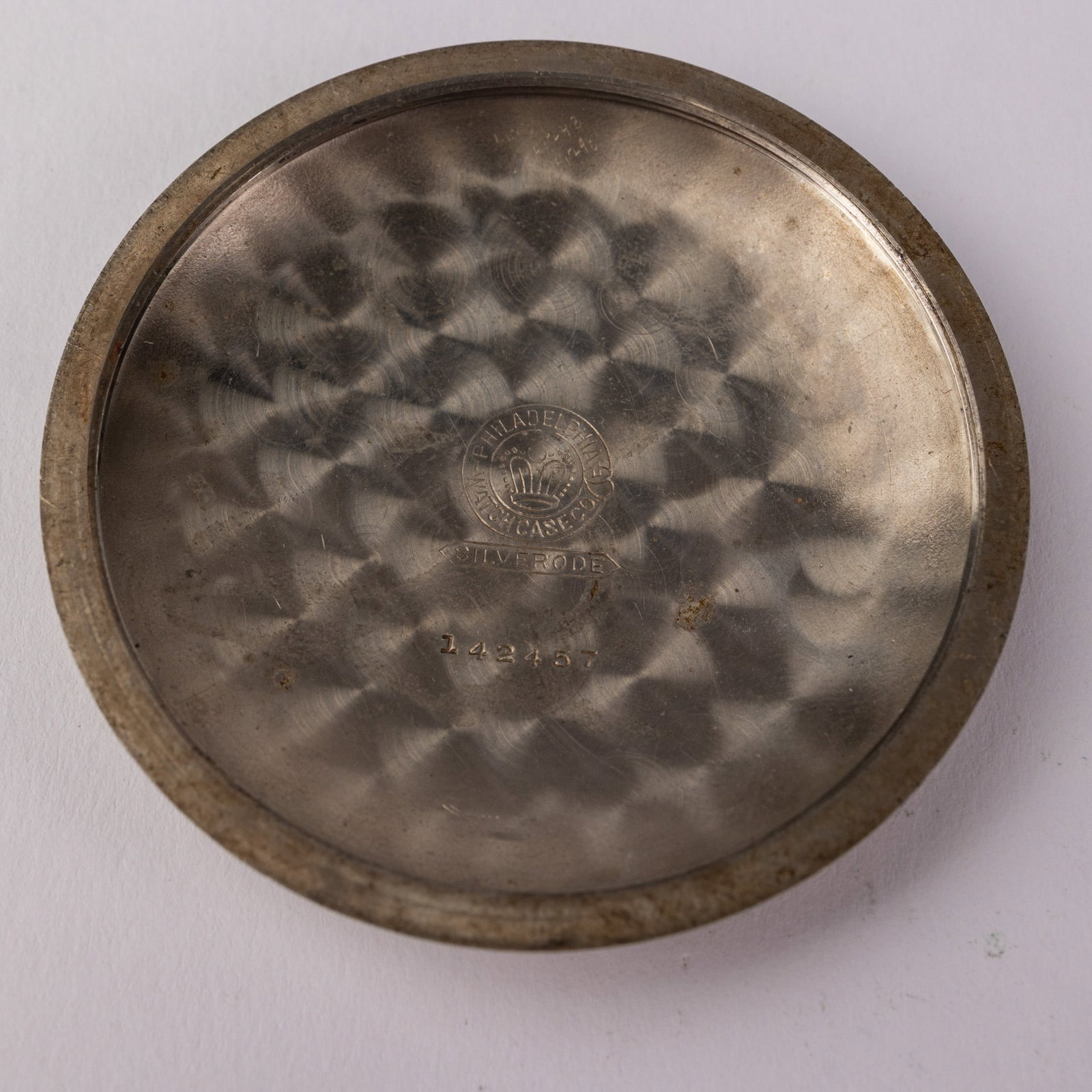Antique Locomotive Motif B.W. Raymond Elgin Pocket Watch - 6