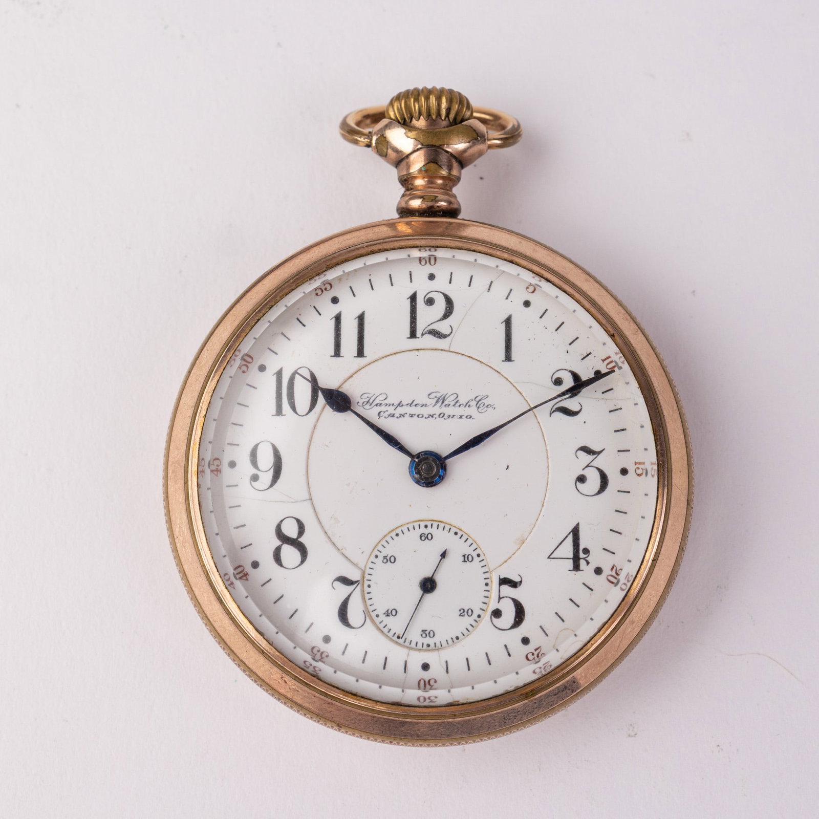 Antique Hampden John Hancock Pocket Watch c. 1913: 21 Jewels, case marked 8365790, serial number 1437799, gold timing screws Size 18/s [movement] Literature Brooks Auction – Online Auction Terms & Conditions Contact: (856) 694-2960 |