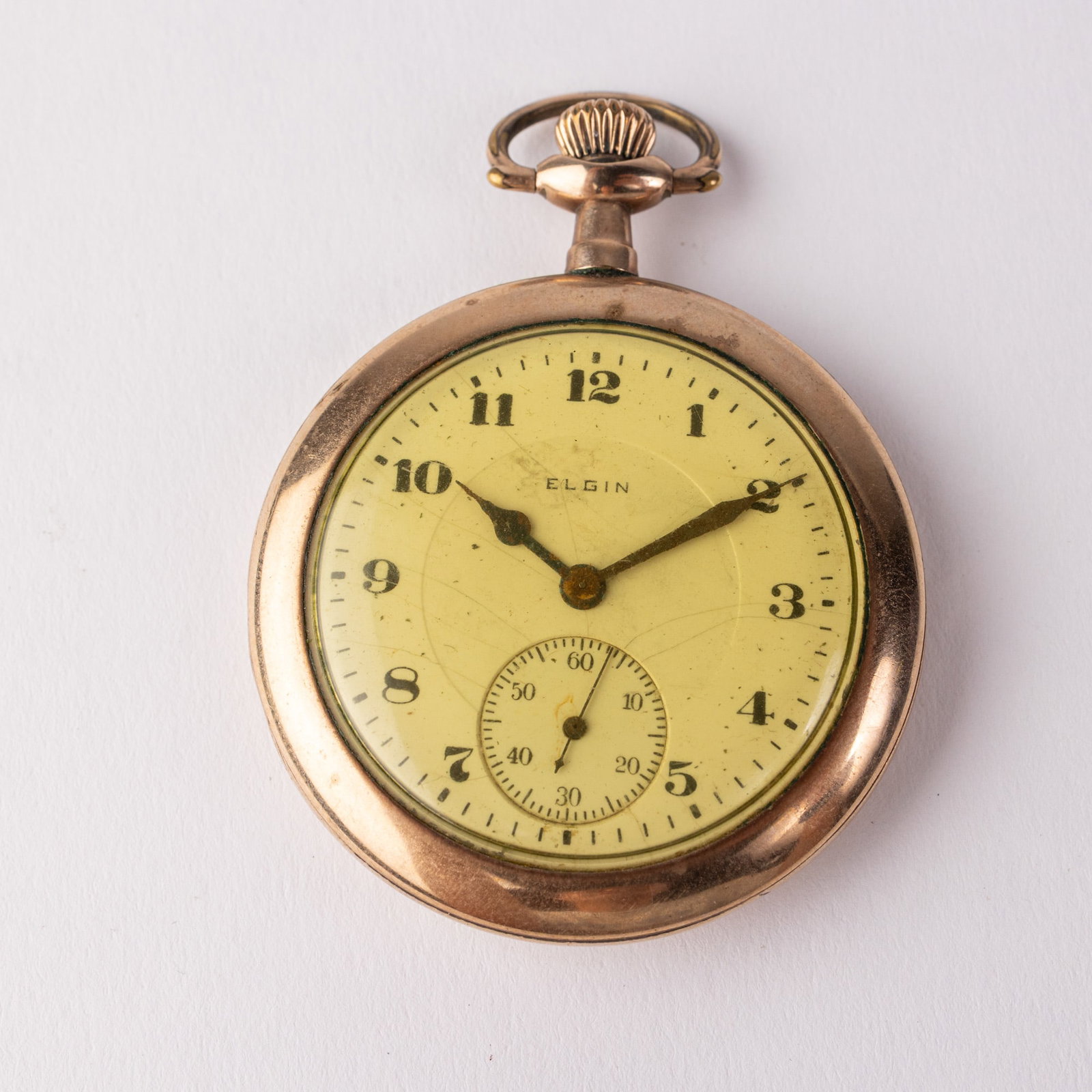 Antique Elgin Pocket Watch c. 1913: Fifteen Jewels, 1913 manufacture date, case marked 5326225, serial number 17758393, not running. Literature Brooks Auction – Online Auction Terms & Conditions Contact: (856) 694-2960 | info@broo