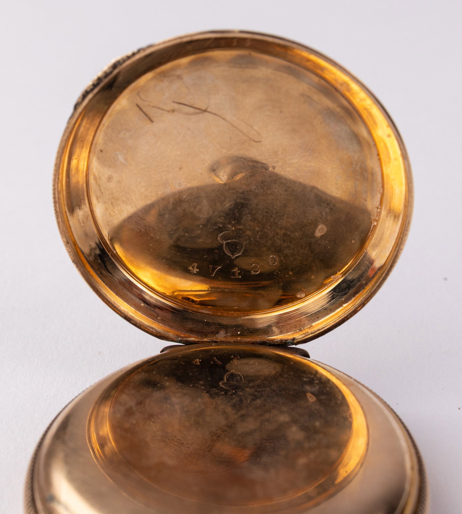 Swan Motif Antique Elgin Pocket Watch c. 1888 - 7