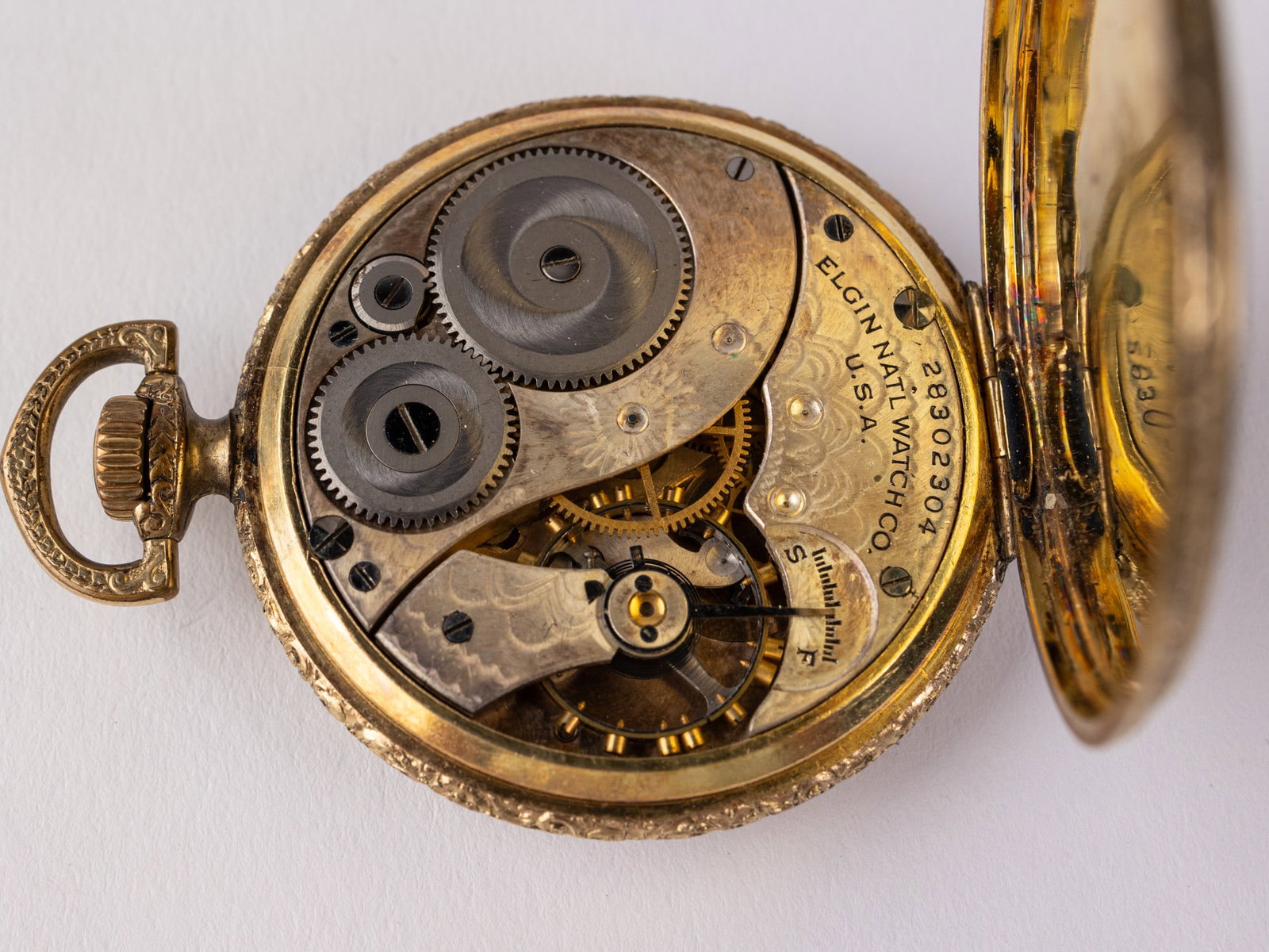 Antique Elgin Pocket Watch c. 1925 - 5