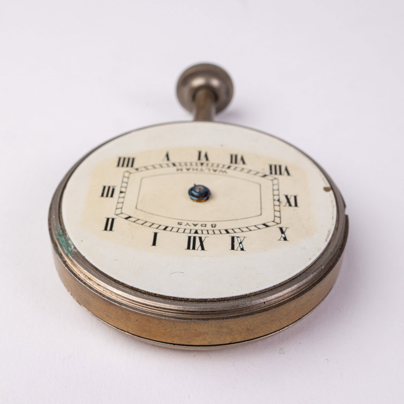 Antique Waltham Eight Day Car Clock - 3