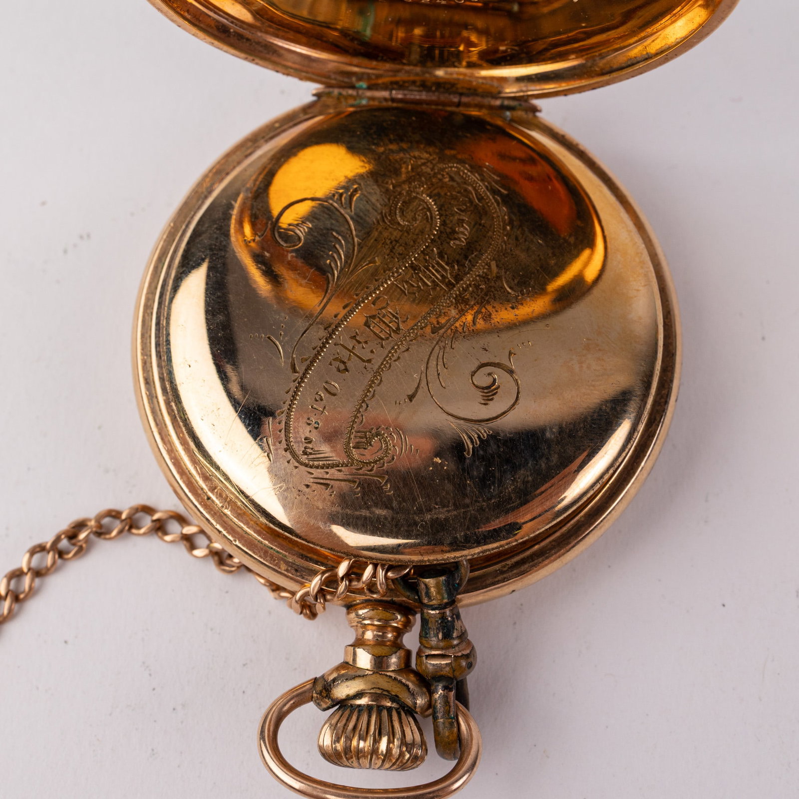 Illinois Model 5 Antique Pocket Watch - 7
