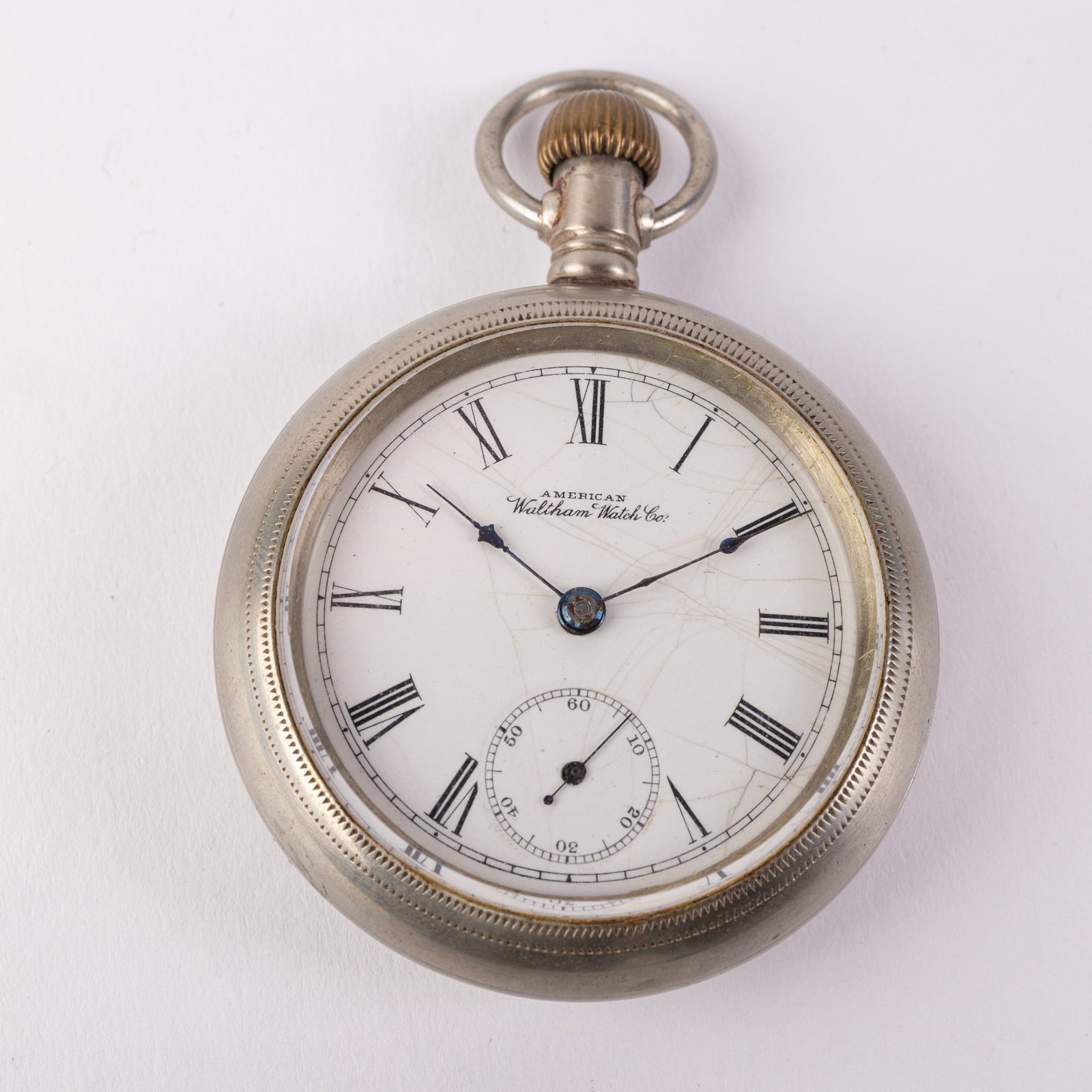 Antique Waltham Biscuit Pocket Watch c. 1891: Case marked 770098, serial number 5545309 Size 18/s [movement] Literature Brooks Auction – Online Auction Terms & Conditions Contact: (856) 694-2960 | info@brooks.auction READ BEFORE YOU BID: