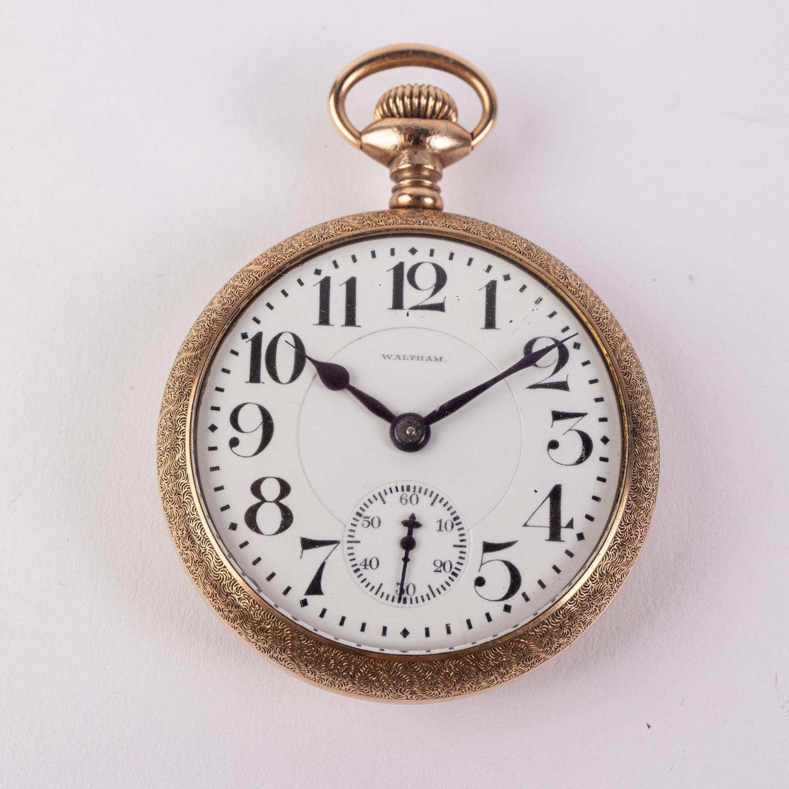 Antique Waltham 845 Railroad Grade Pocket Watch c. 1911: 21 Jewels, case marked 1553378, serial number 18082572, 5 positions Size 18/s [movement] Literature Brooks Auction – Online Auction Terms & Conditions Contact: (856) 694-2960 | info@brooks.auct