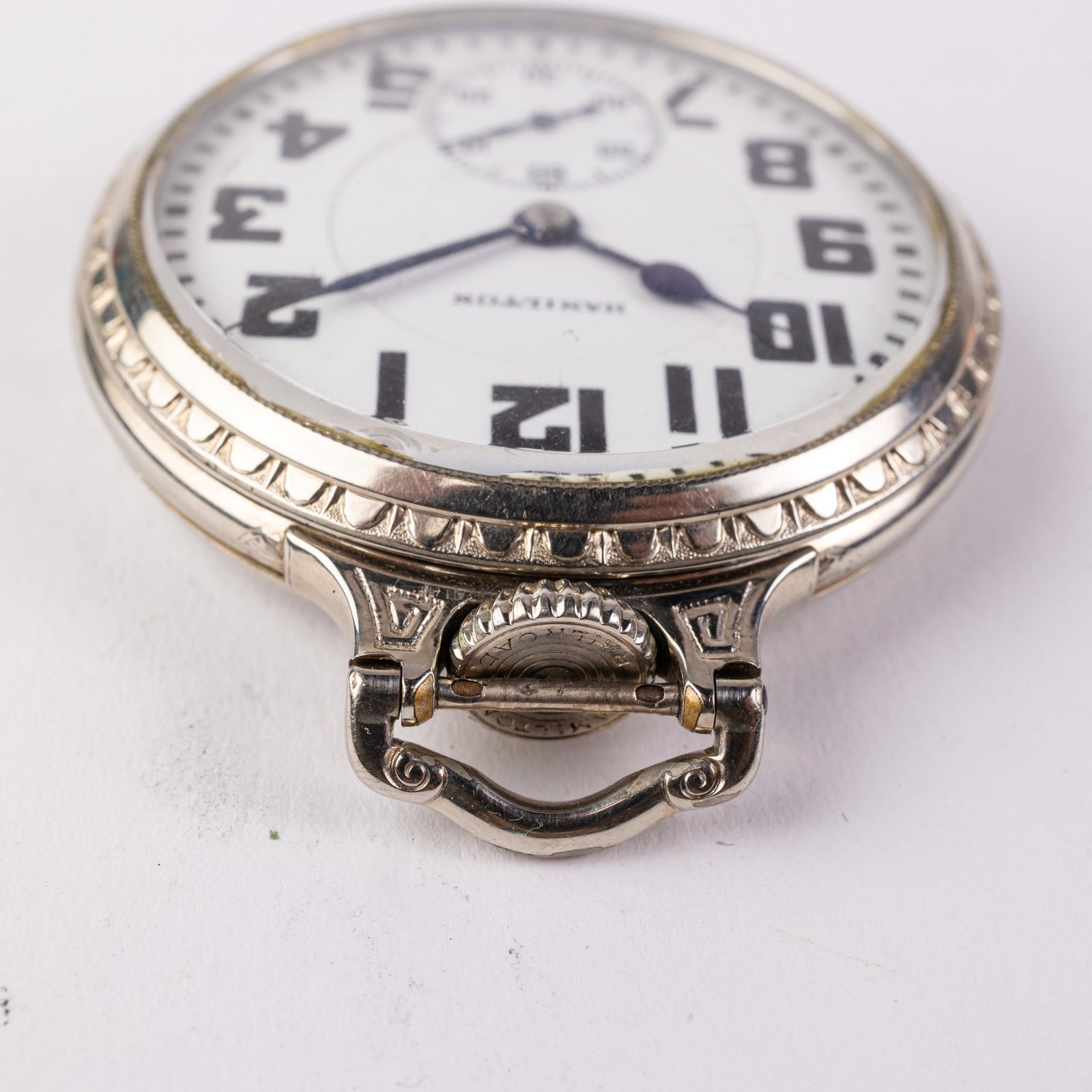 Hamilton Railroad Grade Model 992 Antique Pocket Watch c. 1918 - 3