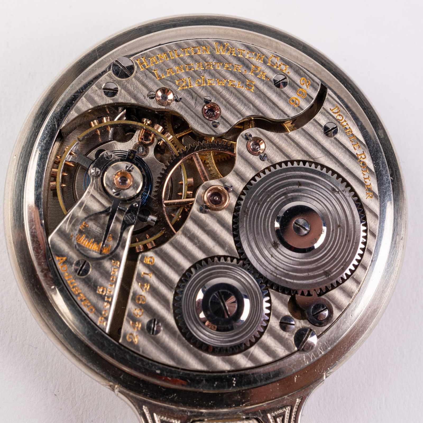 Hamilton Railroad Grade Model 992 Antique Pocket Watch c. 1918 - 6