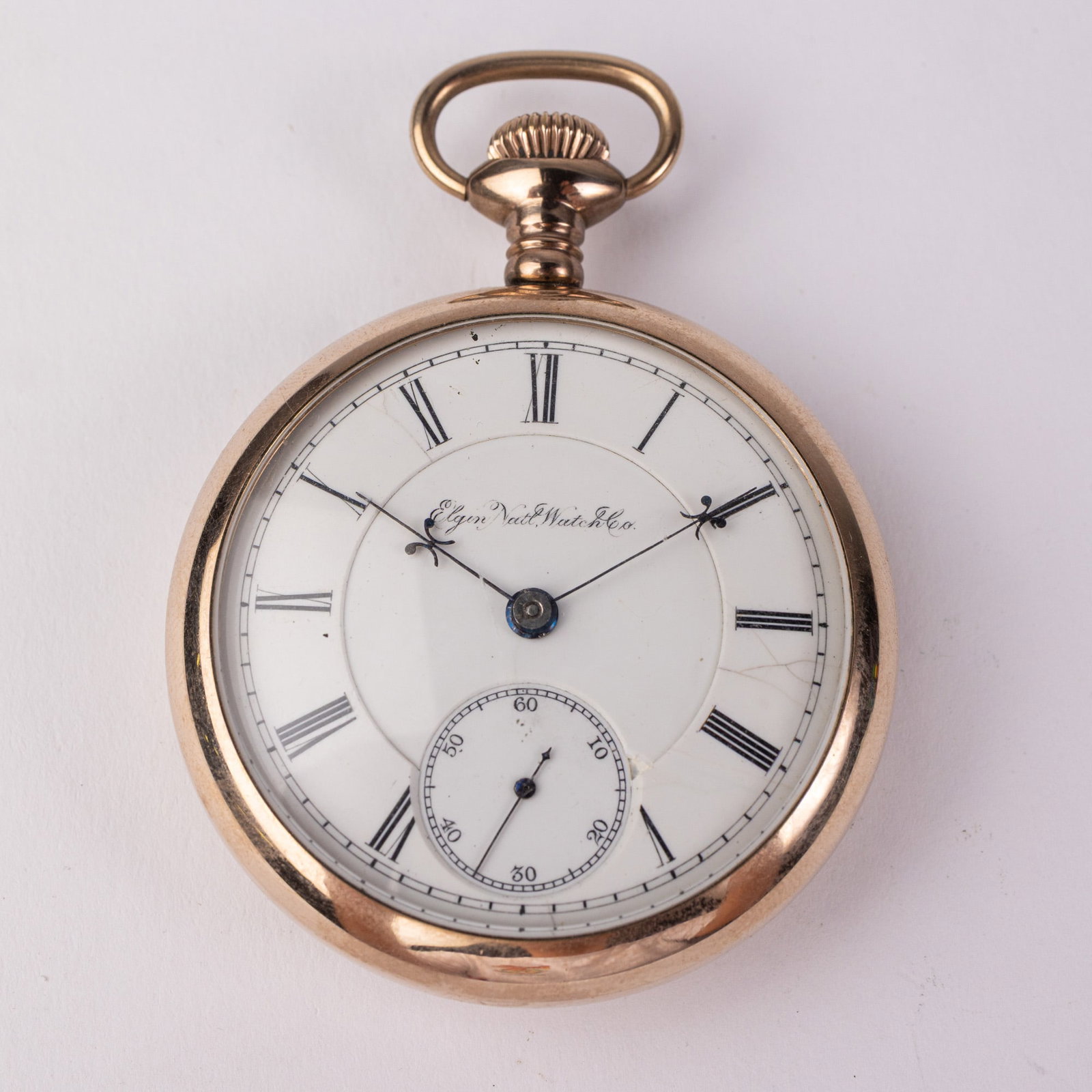 Antique Elgin Pocket Watch c. 1920: 15 Jewels, case marked 2481764, serial number 2306409, B.W. Raymond, gold timing screws Size 18/s [movement] Literature Brooks Auction – Online Auction Terms & Conditions Contact: (856) 694-296