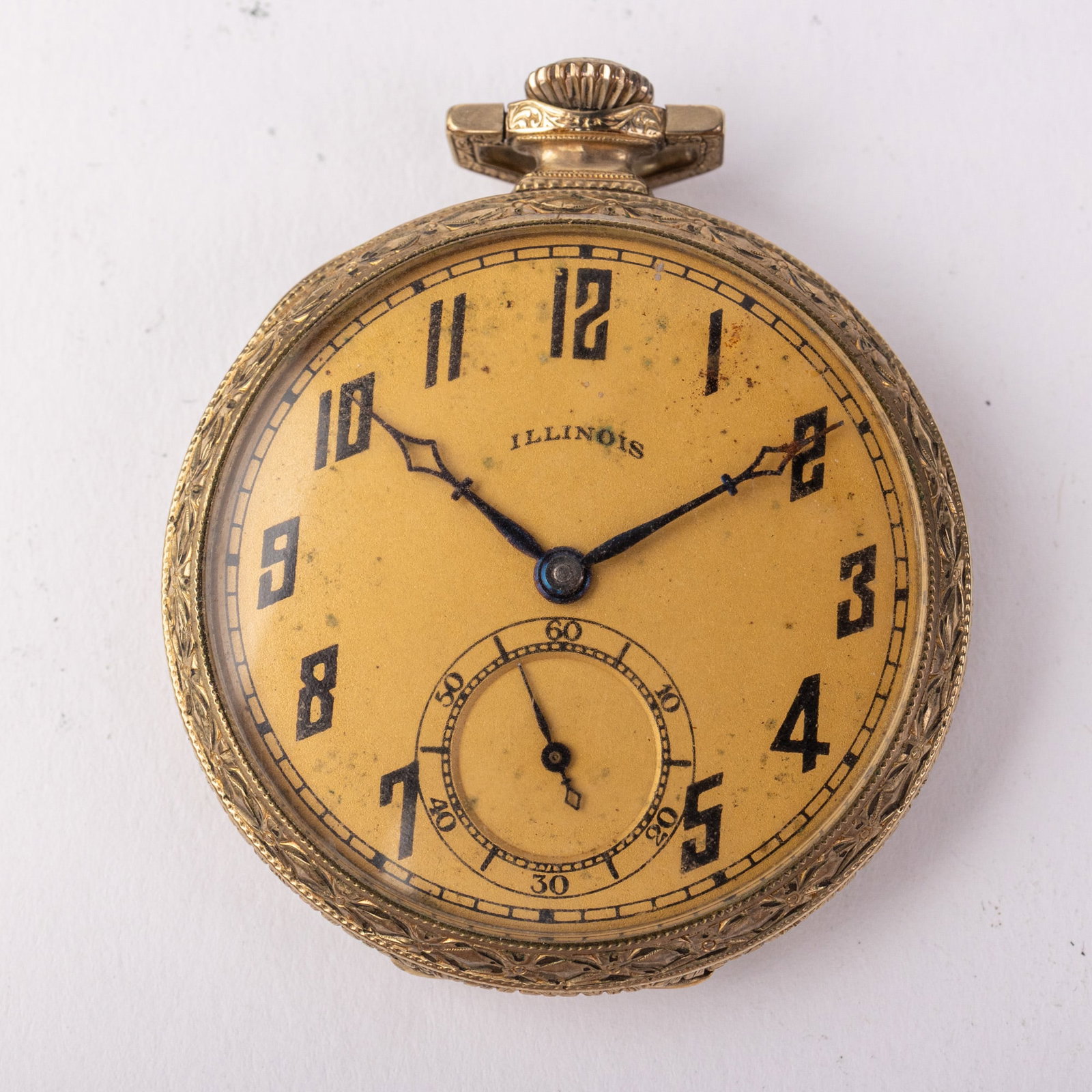 Antique Illinois Pocket Watch c. 1923: 19 Jewels, case marked 6499361, serial number 4365487, 3 position, gold center wheel Size 12/s [movement] Literature Brooks Auction – Online Auction Terms & Conditions Contact: (856) 694-2960 |