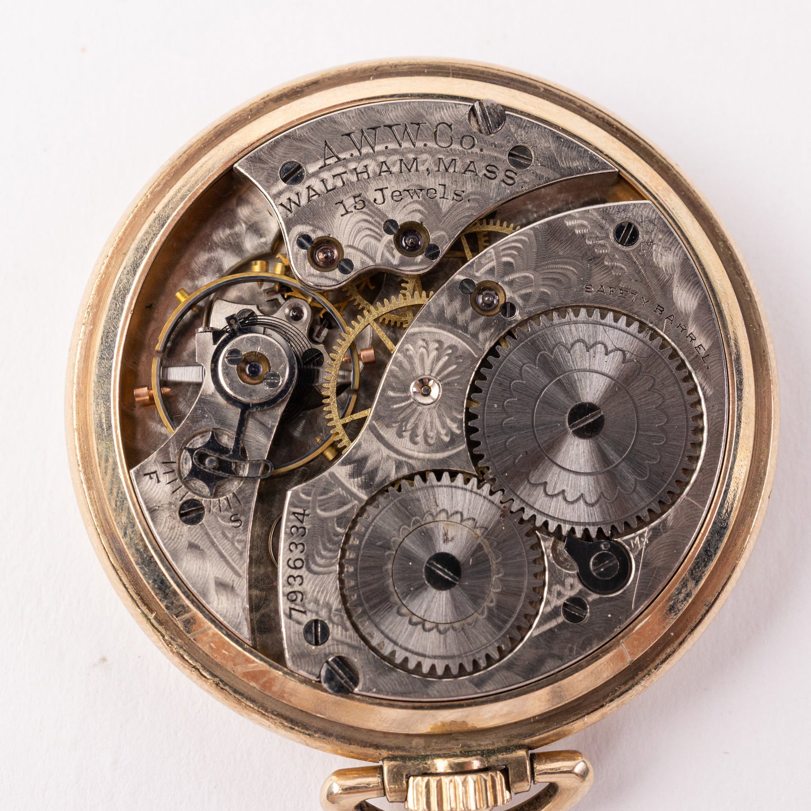 Antique Waltham Pocket Watch - 4