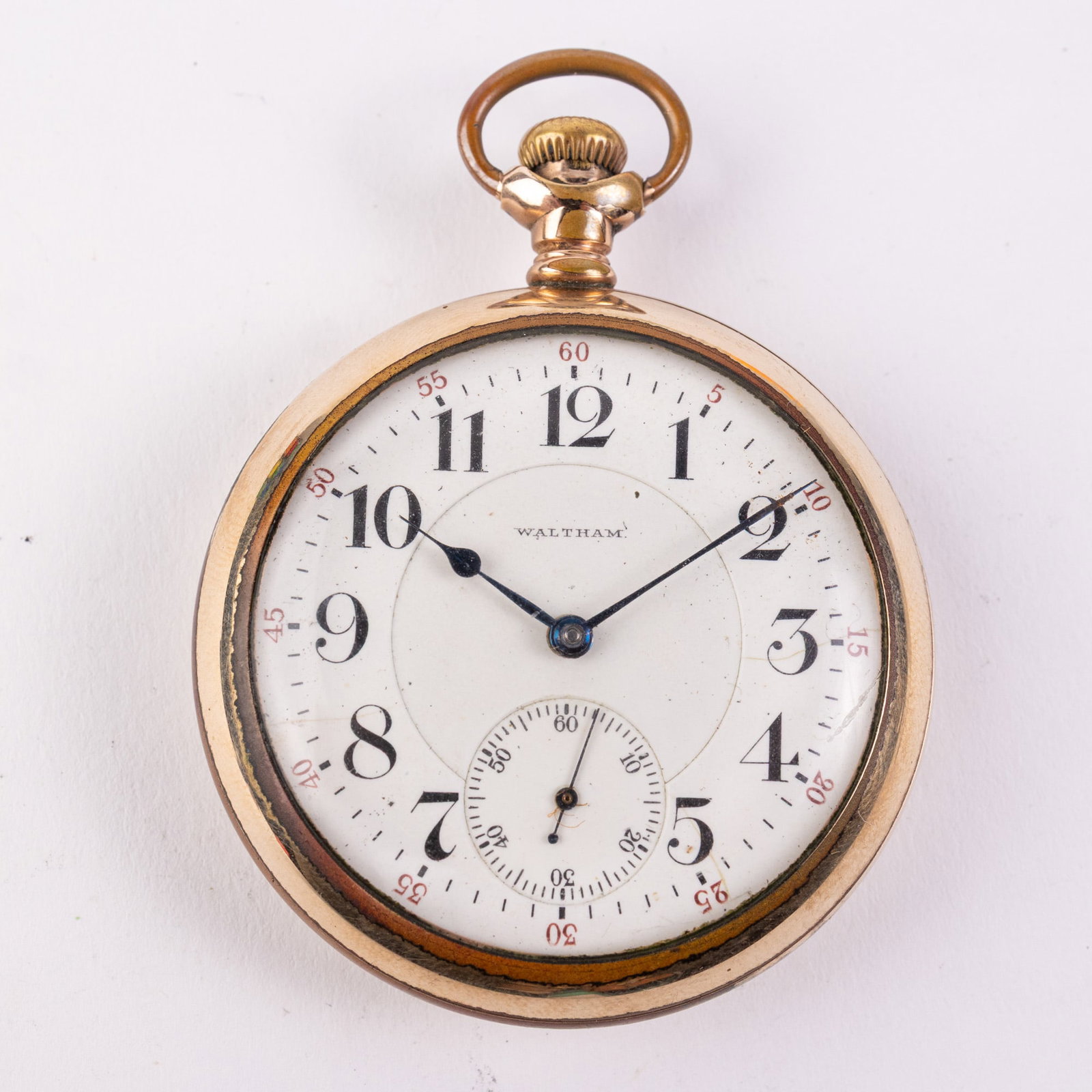 Antique Waltham Pocket Watch c. 1904: 17 Jewels, case marked 6255918, serial number 12673681 Size 16/s [movement] Literature Brooks Auction – Online Auction Terms & Conditions Contact: (856) 694-2960 | info@brooks.auction READ B