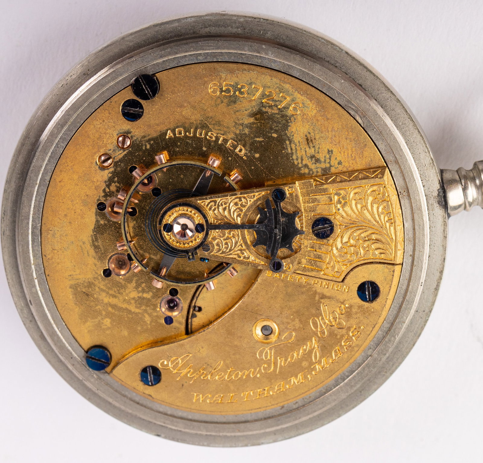 Antique Waltham Pocket Watch - 6