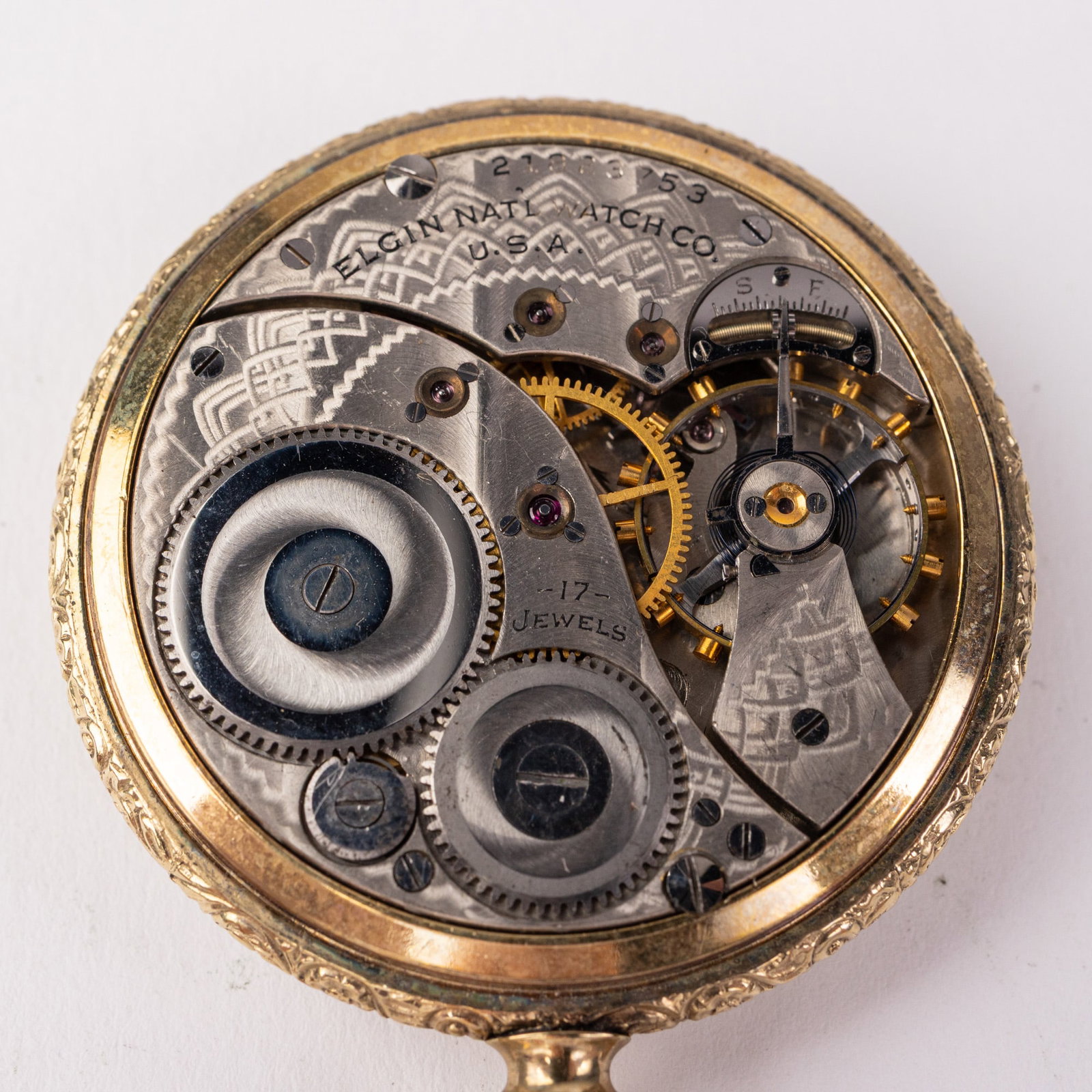 Antique Elgin Pocket Watch c. 1918 - 6
