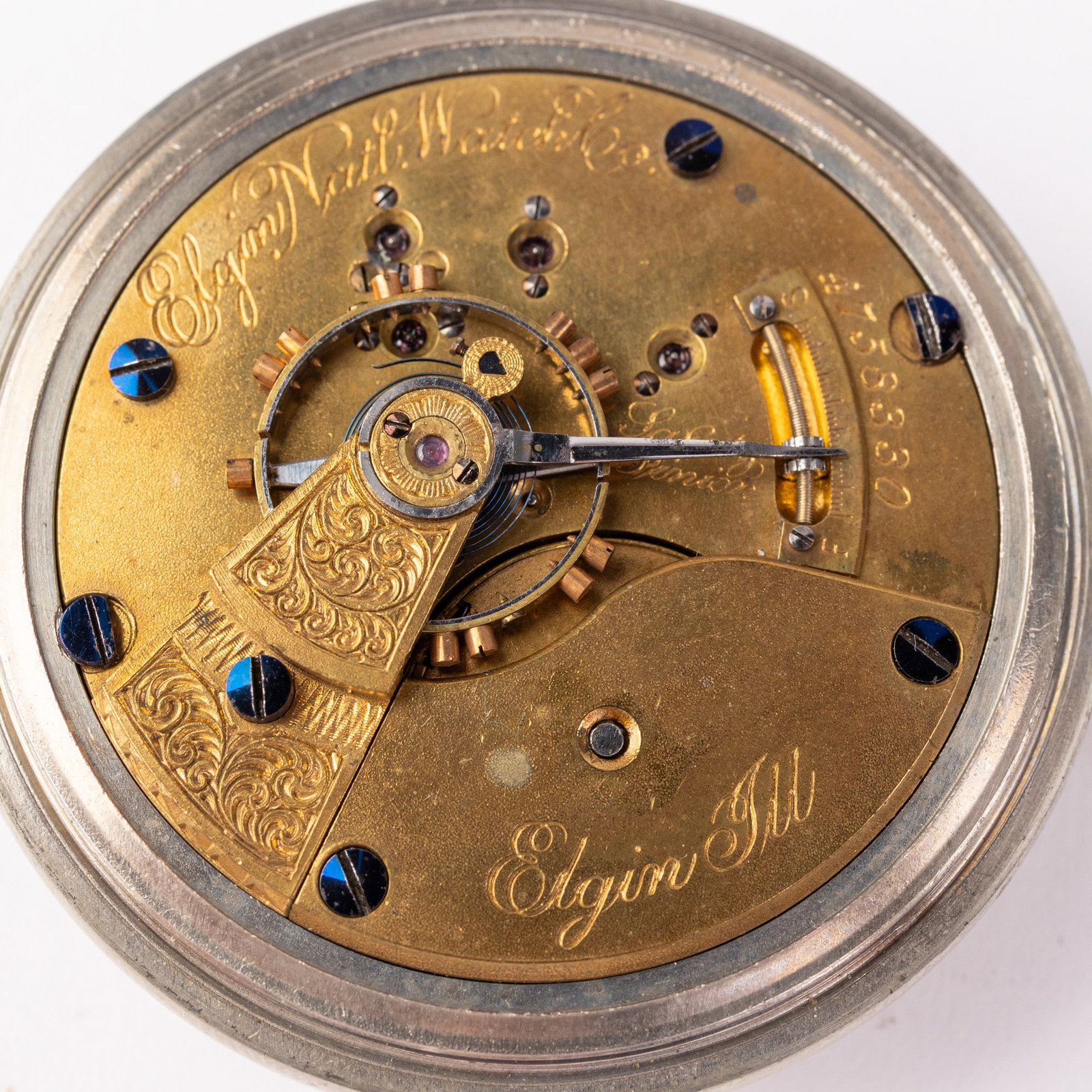 Antique Elgin Pocket Watch c. 1892 - 6