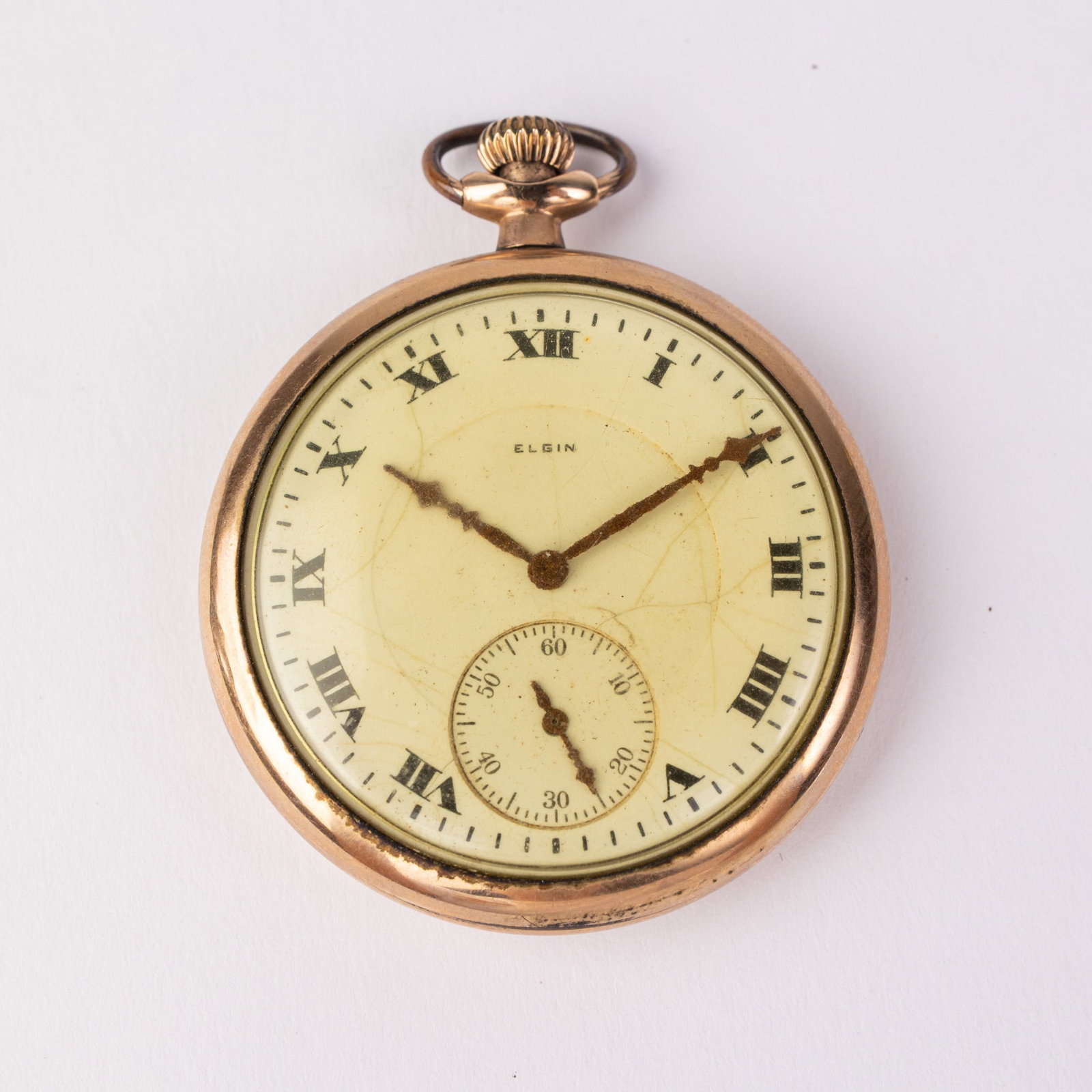 Antique Elgin Pocket Watch c. 1926: 7 Jewels, case marked 10852638, serial number 29948912, gold timing screws Size 12/s [movement] Literature Brooks Auction – Online Auction Terms & Conditions Contact: (856) 694-2960 | info@broo