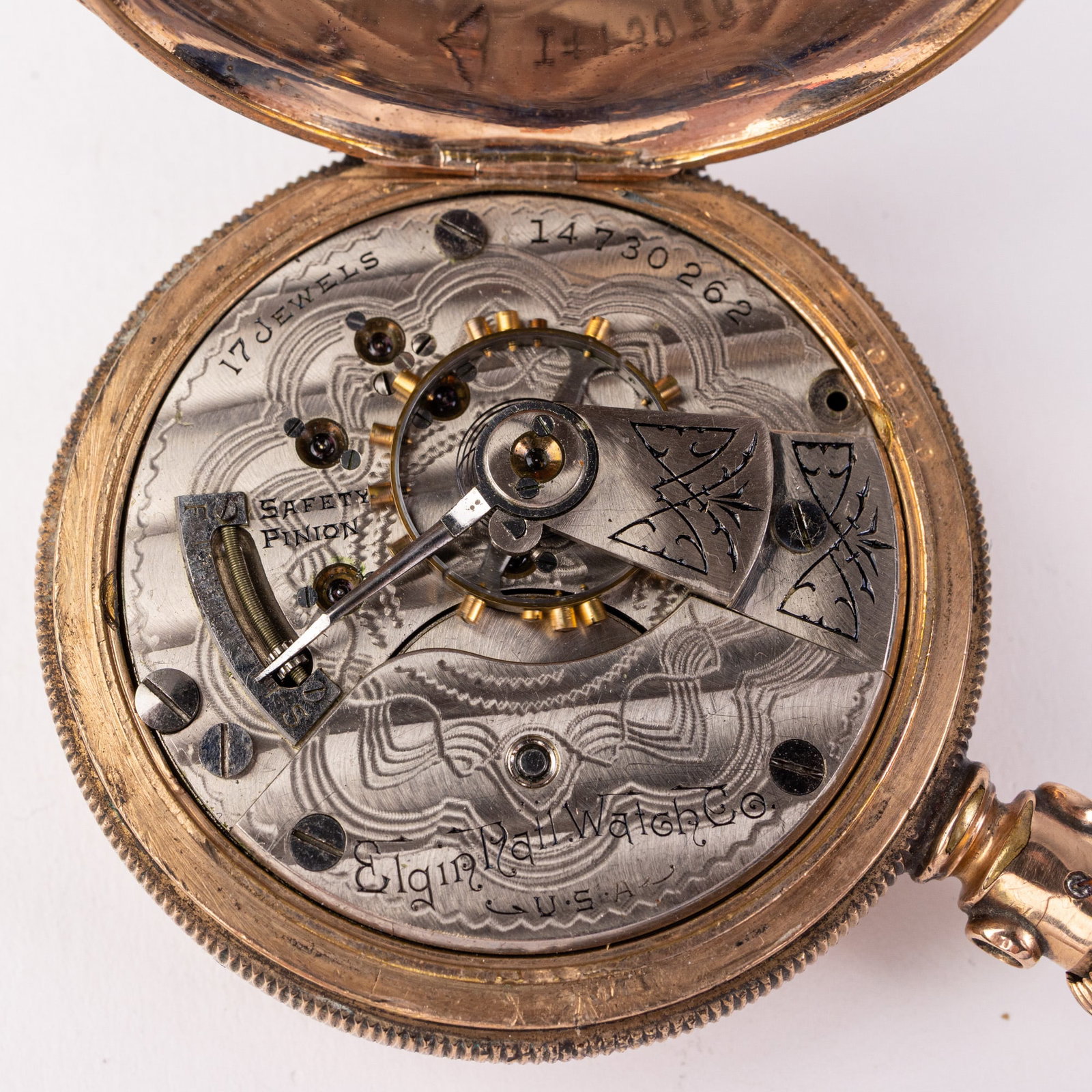 Antique Elgin Safety Pinion Pocket watch c. 1909 - 10
