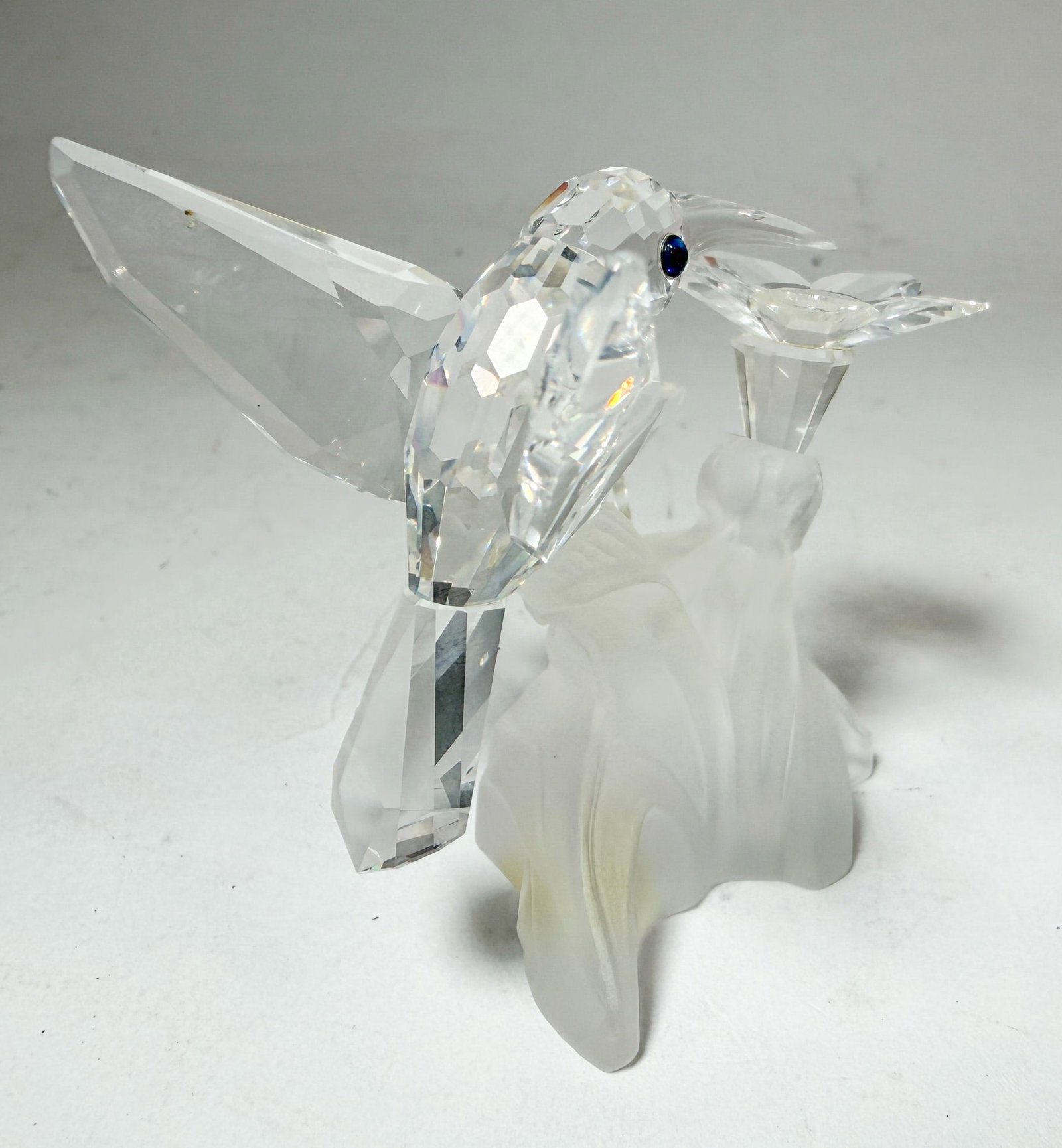 Swarovski Silver Crystal Hummingbird IOB - 3