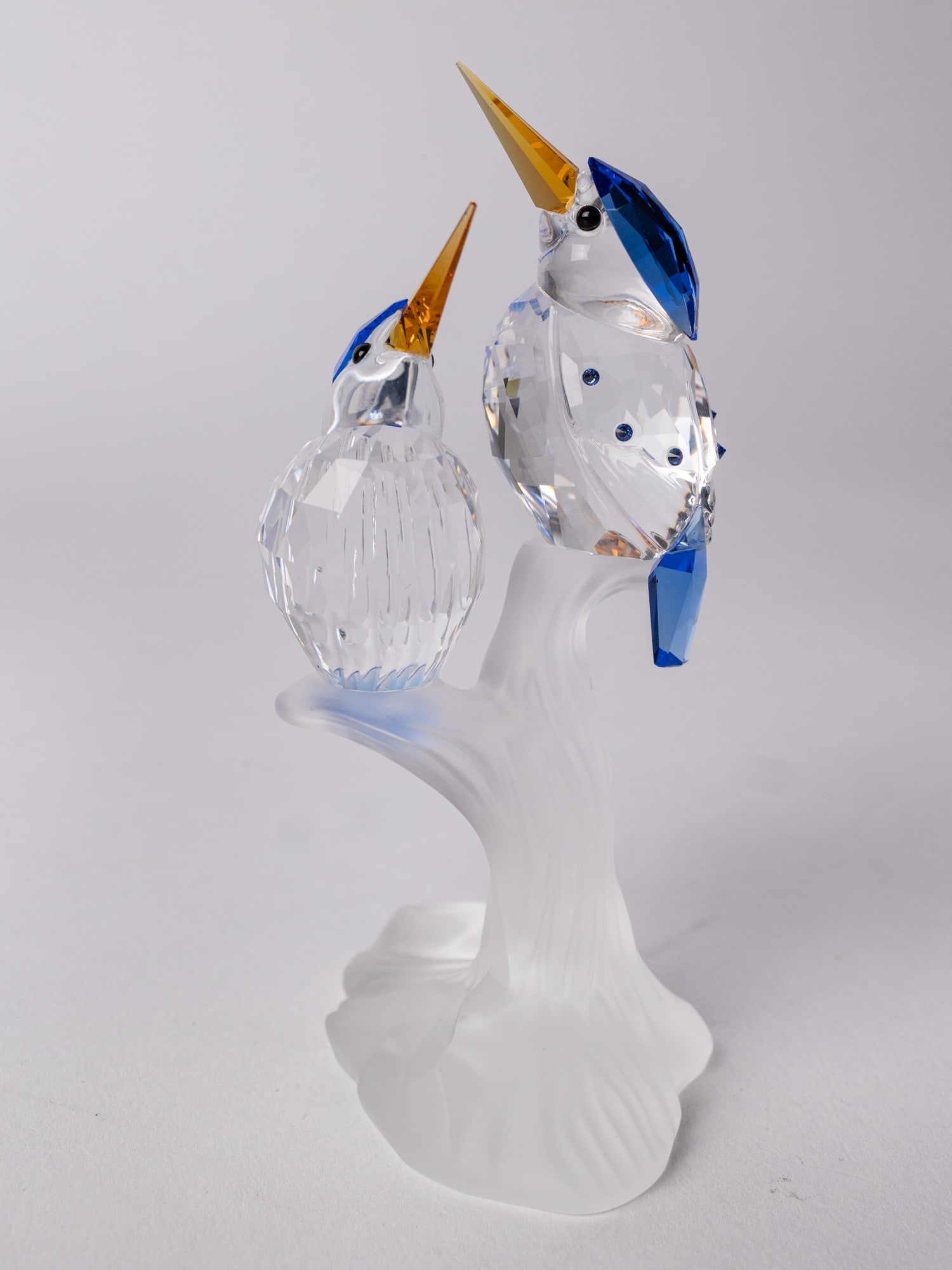 Swarovski " King Fishers Malachite " Crystal Figurine IOB - 4