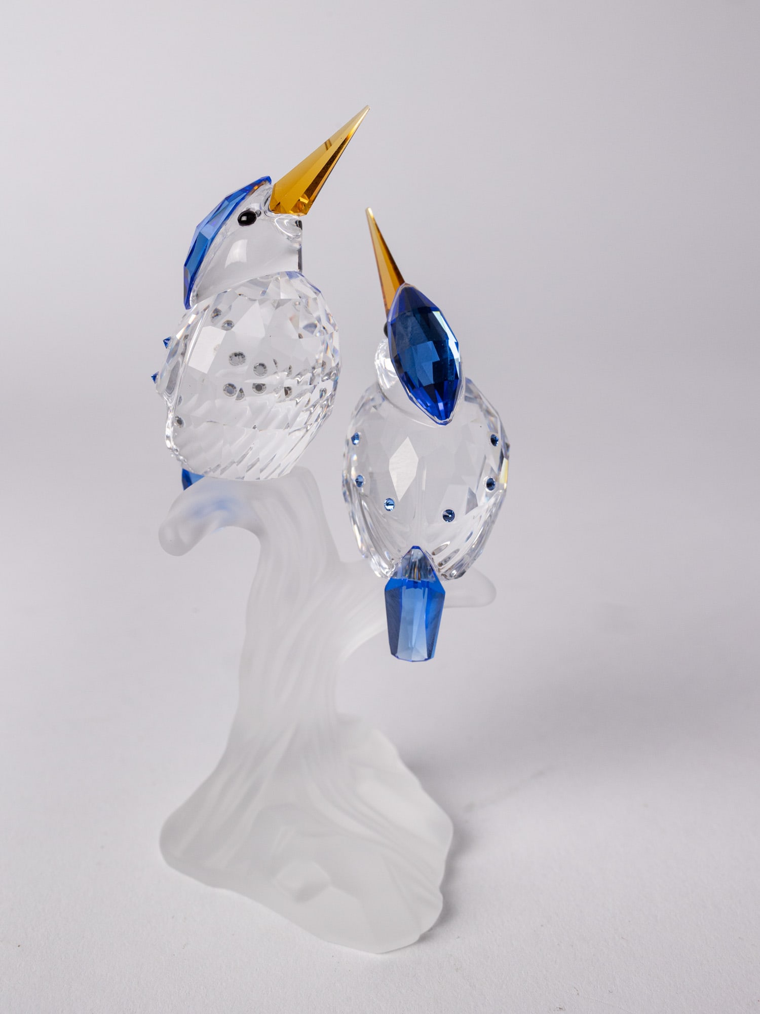 Swarovski " King Fishers Malachite " Crystal Figurine IOB - 5