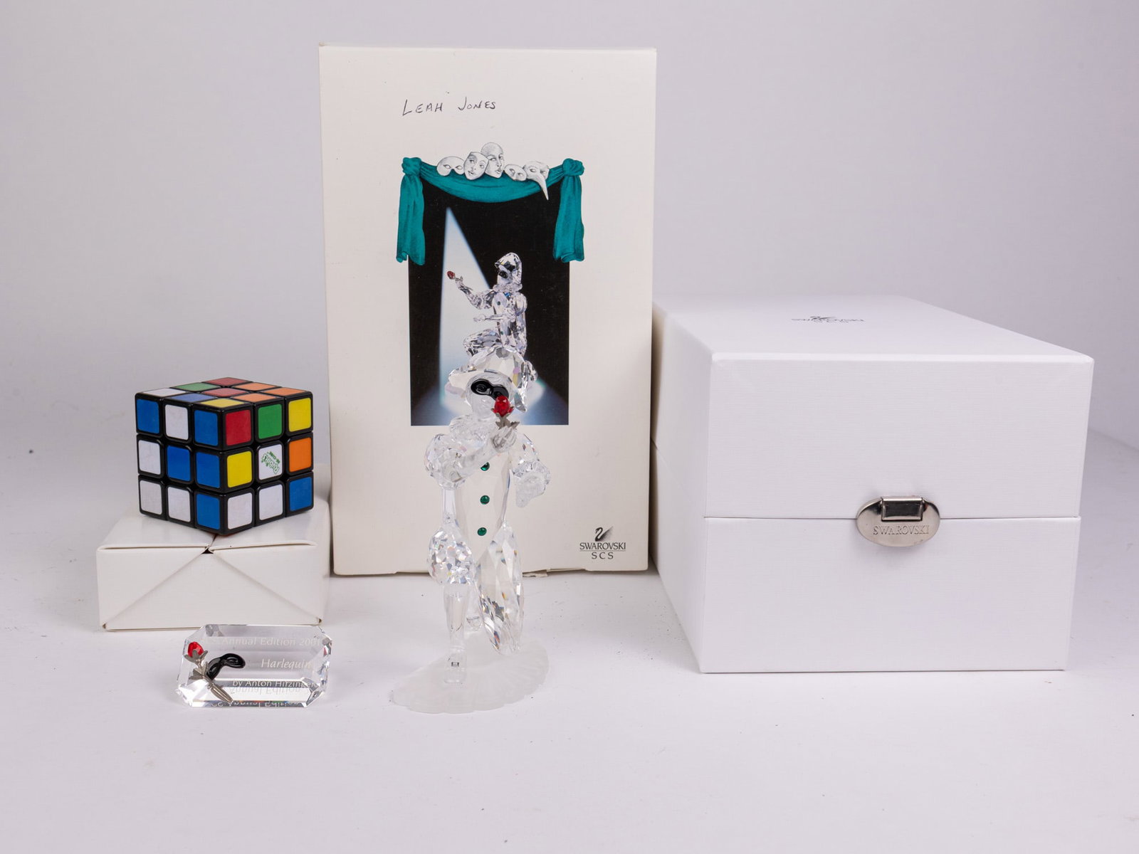 Swarovski Crystal "Masquerade" Harlequin IOB with Plaque - 2