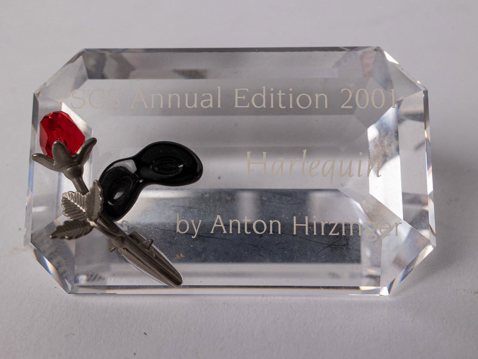 Swarovski Crystal "Masquerade" Harlequin IOB with Plaque - 3