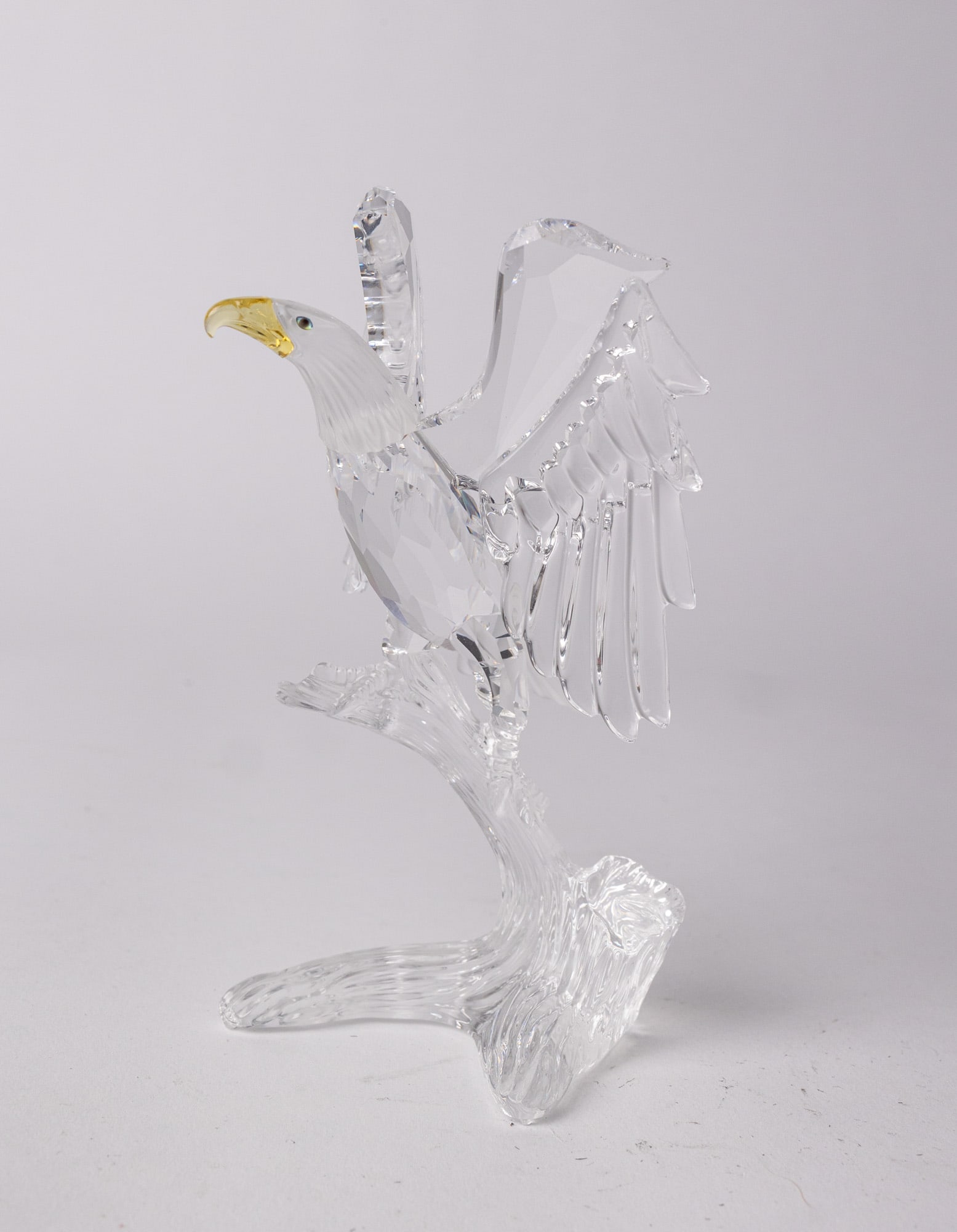Swarovski Silver Crystal Bald Eagle IOB - 5