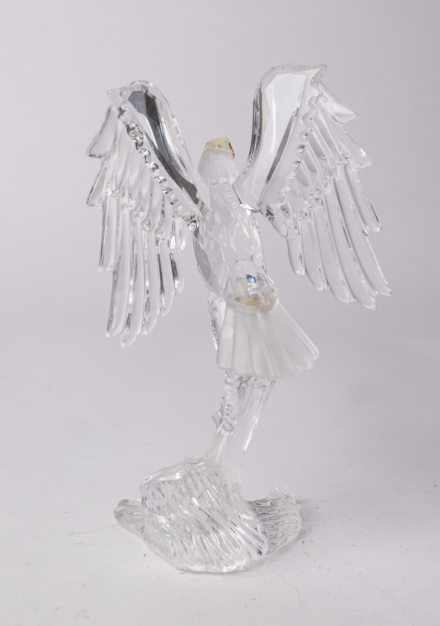 Swarovski Silver Crystal Bald Eagle IOB - 6