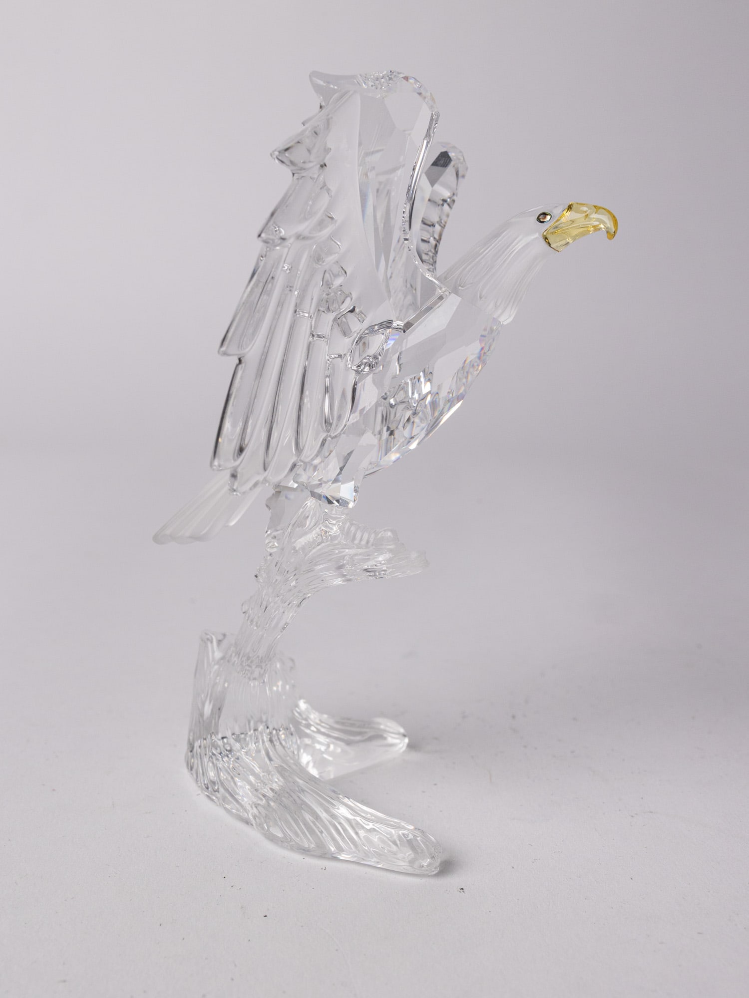 Swarovski Silver Crystal Bald Eagle IOB - 7