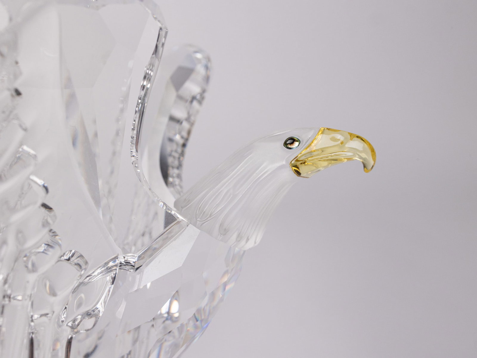 Swarovski Silver Crystal Bald Eagle IOB - 9