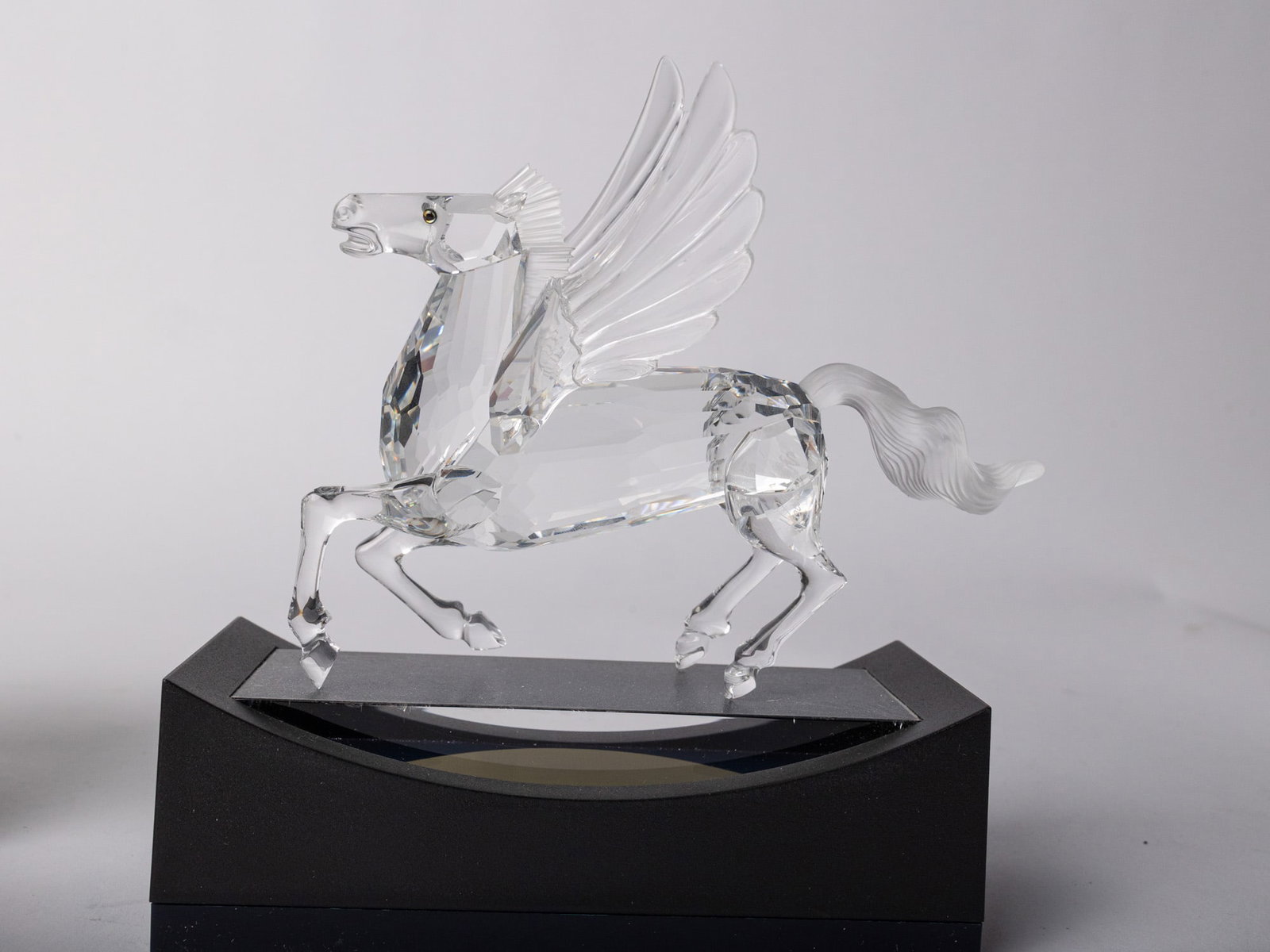 Swarovski "Fabulous Creatures" Crystal Pegasus IOB with Display - 4
