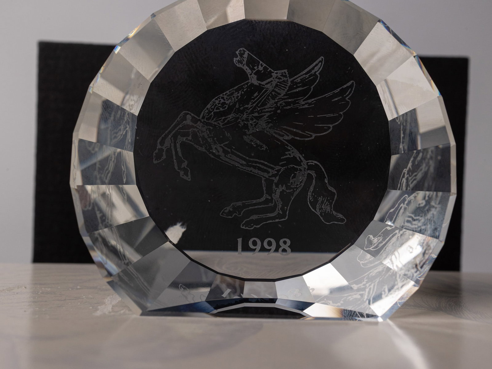 Swarovski "Fabulous Creatures" Crystal Pegasus IOB with Display - 8