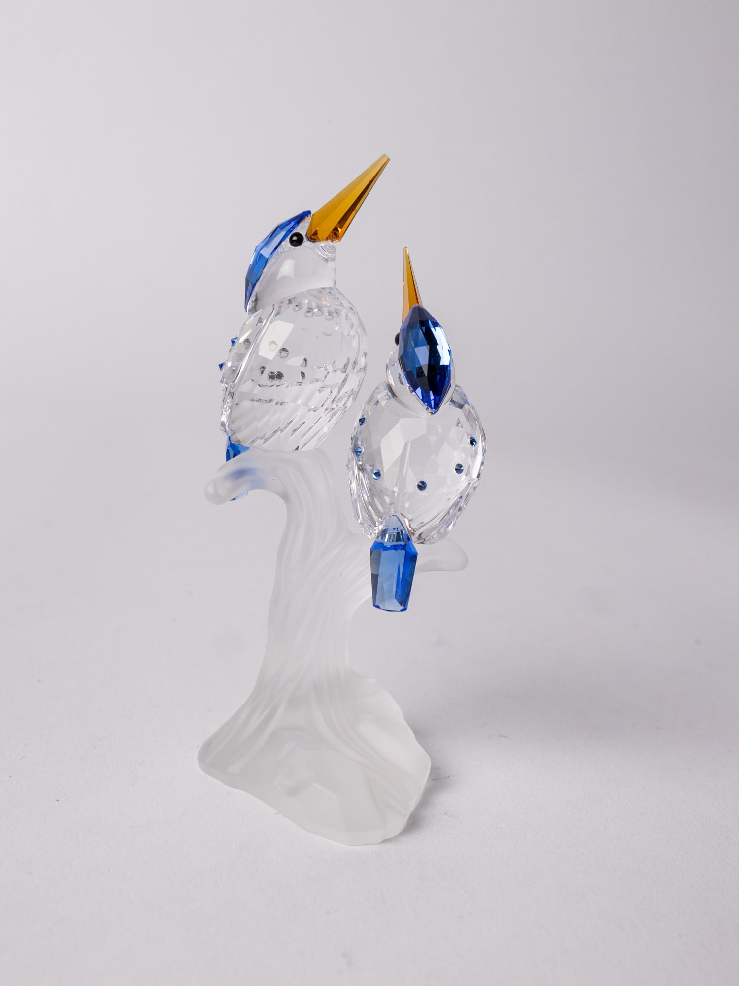 Swarovski " King Fishers Malachite " Crystal Figurine IOB - 4