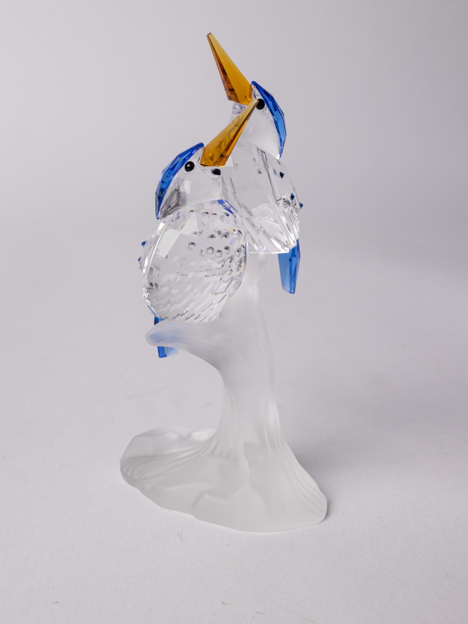 Swarovski " King Fishers Malachite " Crystal Figurine IOB - 5