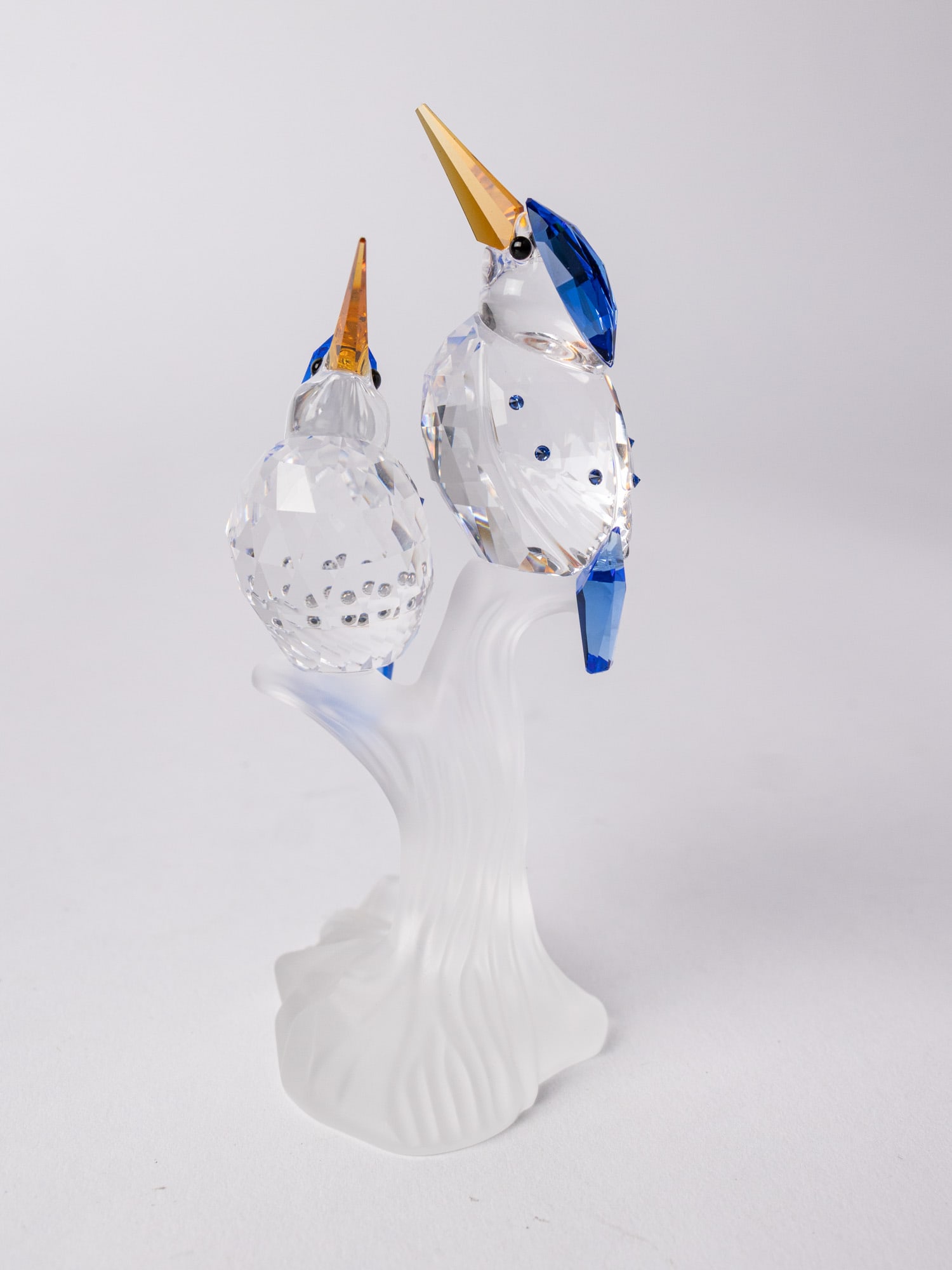 Swarovski " King Fishers Malachite " Crystal Figurine IOB - 6
