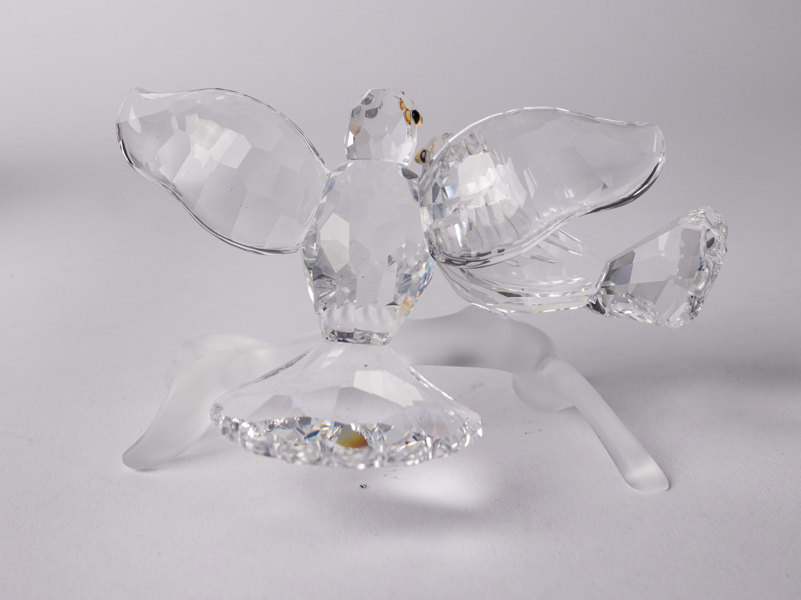 Swarovski "Turtle Doves " Crystal Figurine IOB - 5