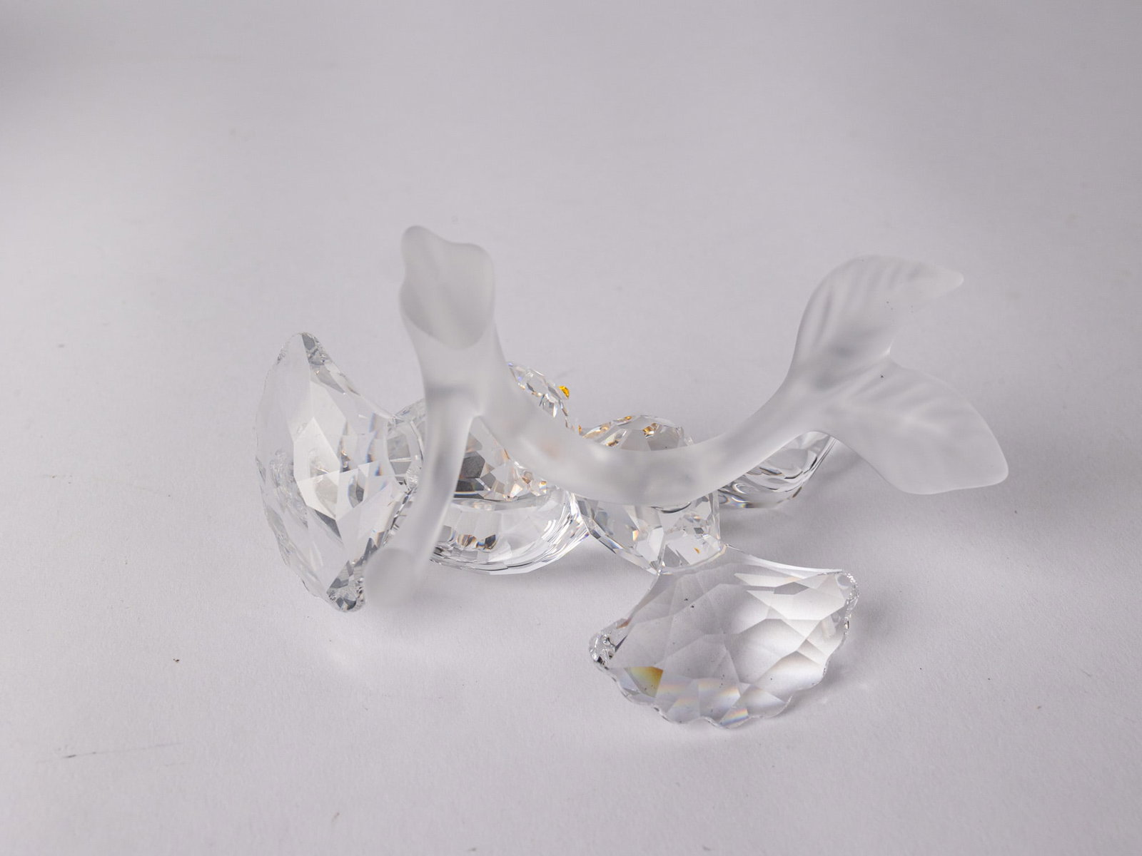 Swarovski "Turtle Doves " Crystal Figurine IOB - 6